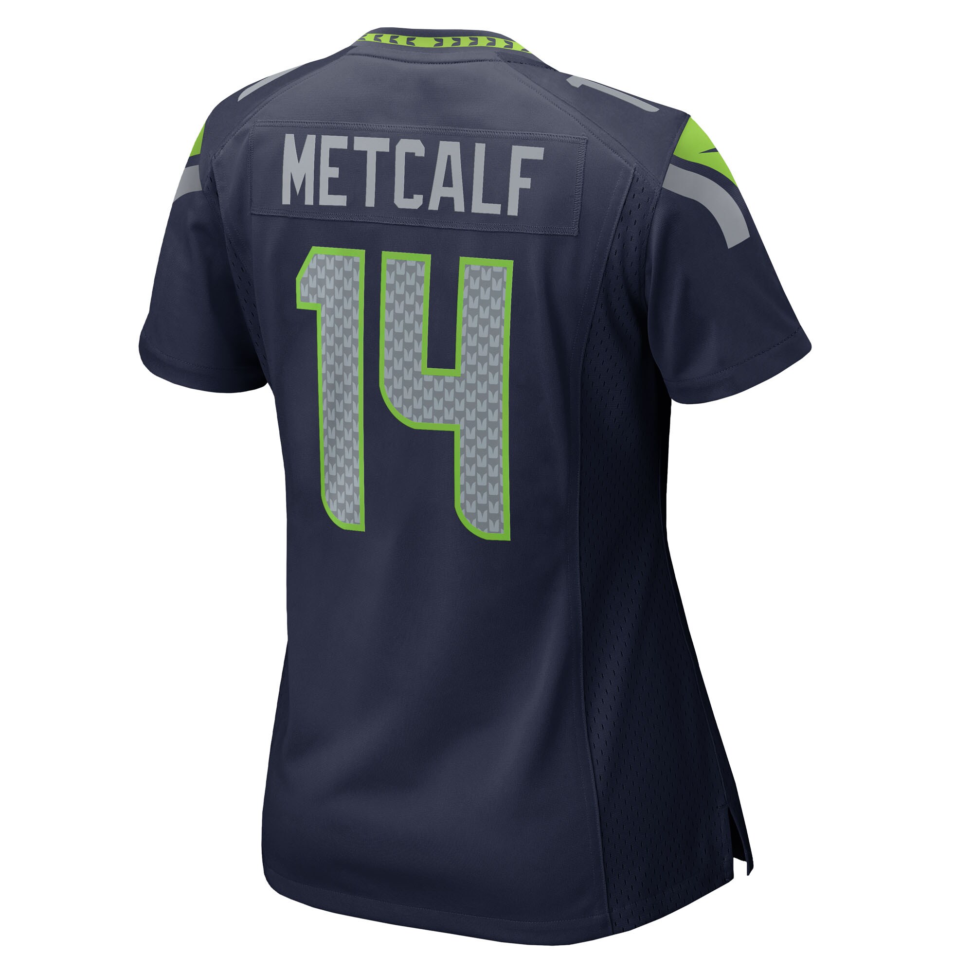 Women's Seattle Seahawks DK Metcalf College College Navy Team Game Jersey JS3012 nicesnker - Image 3