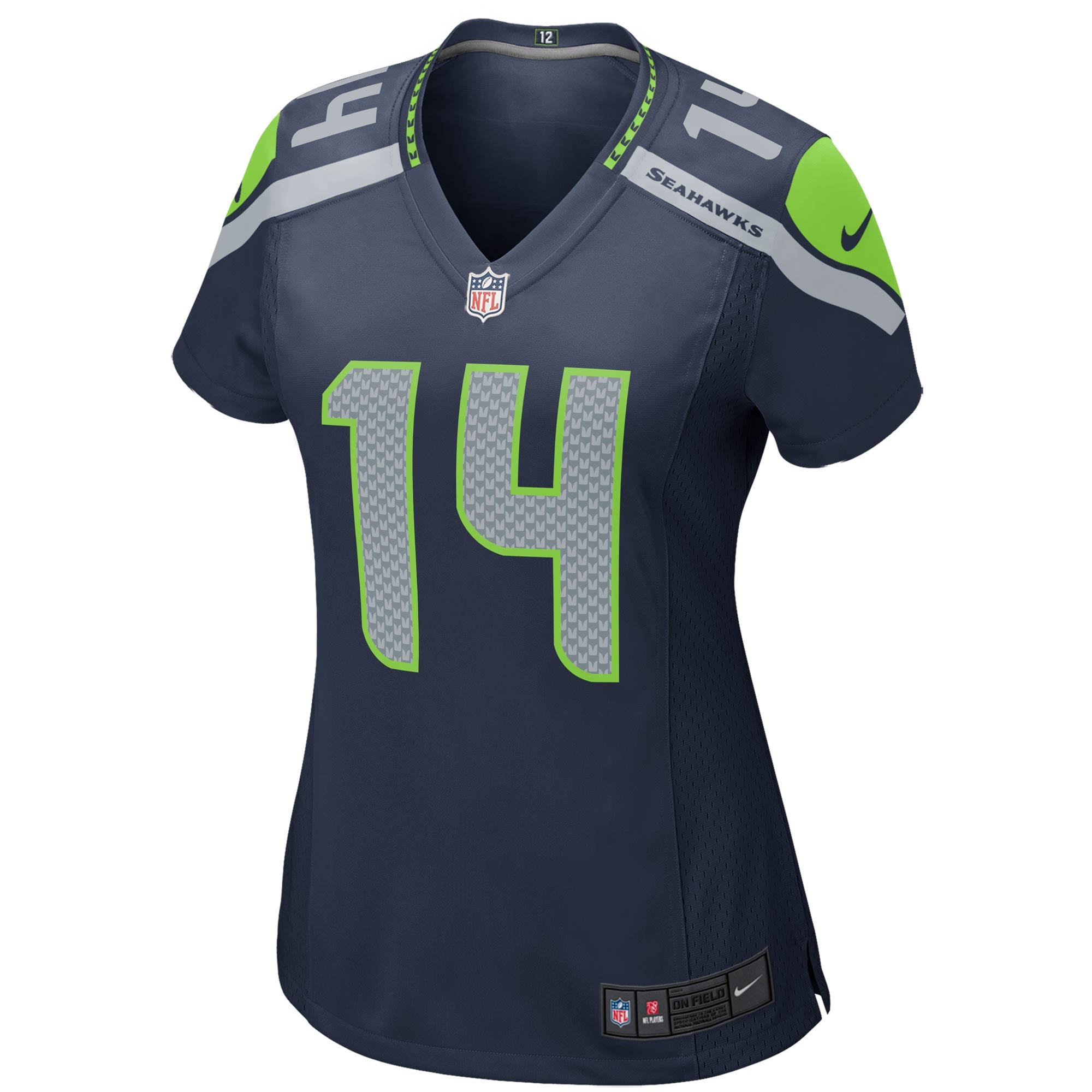 Women's Seattle Seahawks DK Metcalf College Navy Game Player Jersey JS3277 nicesnker - Image 2