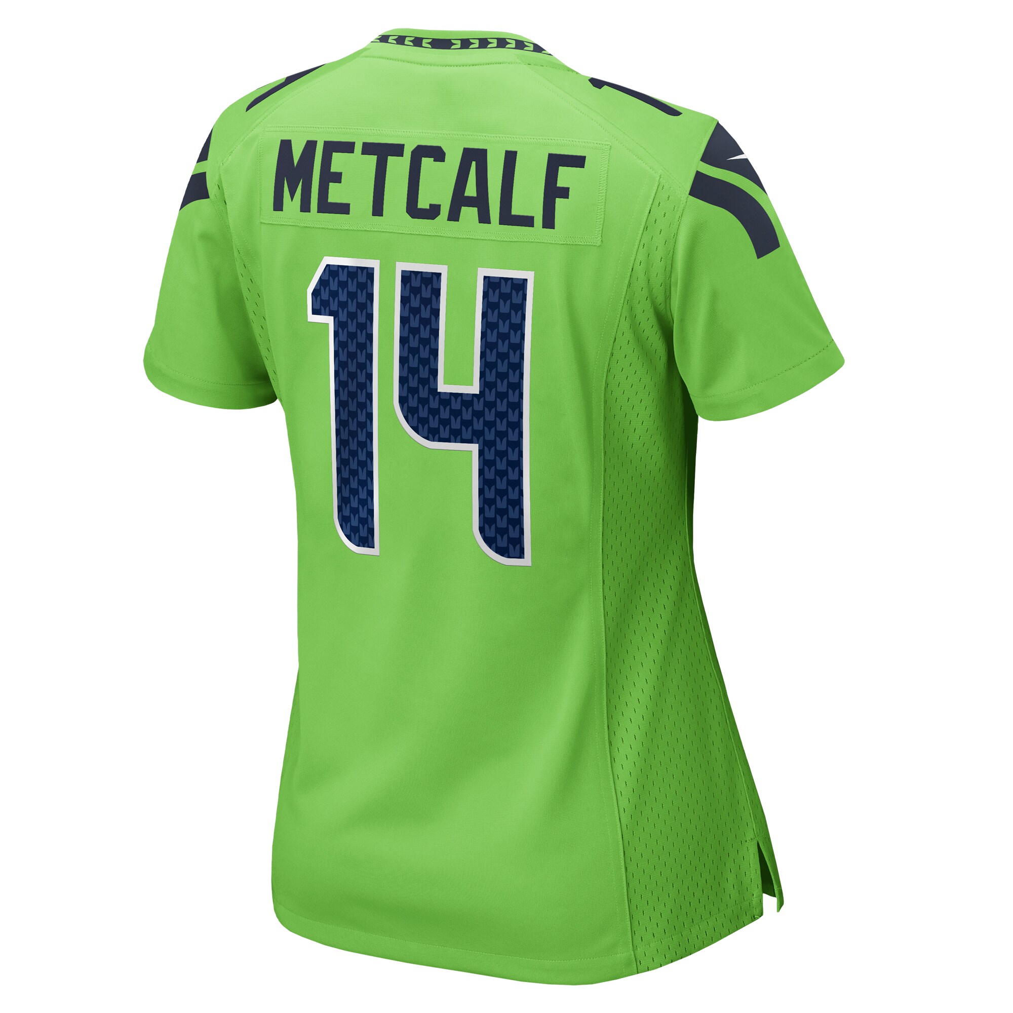 Women's Seattle Seahawks DK Metcalf Neon Green Game Jersey JS2669 nicesnker - Image 3
