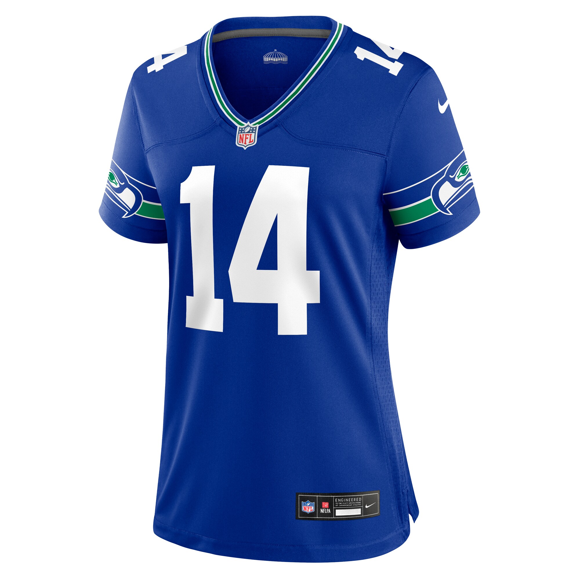 Women's Seattle Seahawks DK Metcalf Royal Player Jersey JS7322 nicesnker - Image 2
