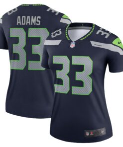 Women's Seattle Seahawks Jamal Adams Navy Legend Player Performance Top JS3201 nicesnker