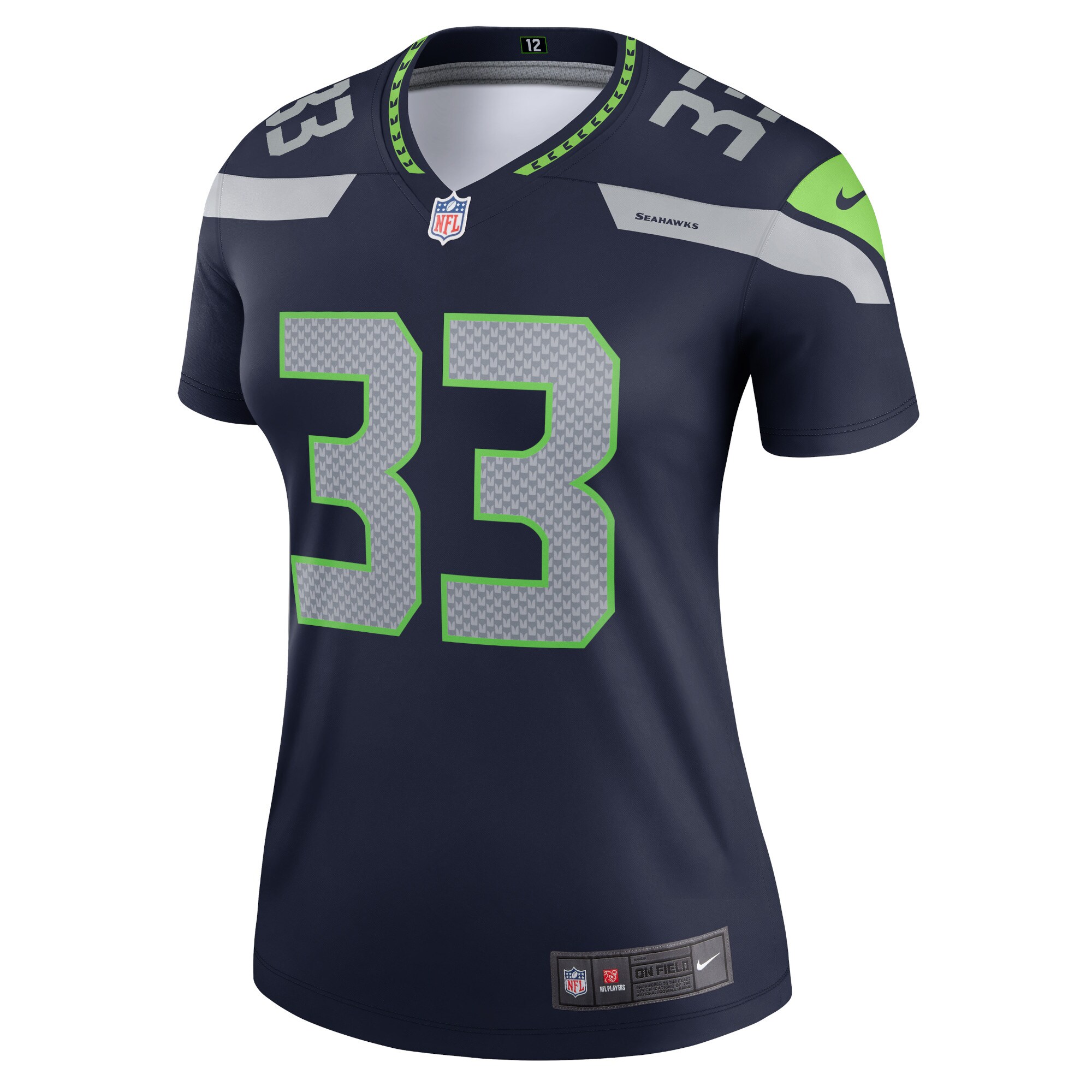 Women's Seattle Seahawks Jamal Adams Navy Legend Player Performance Top JS3201 nicesnker - Image 2