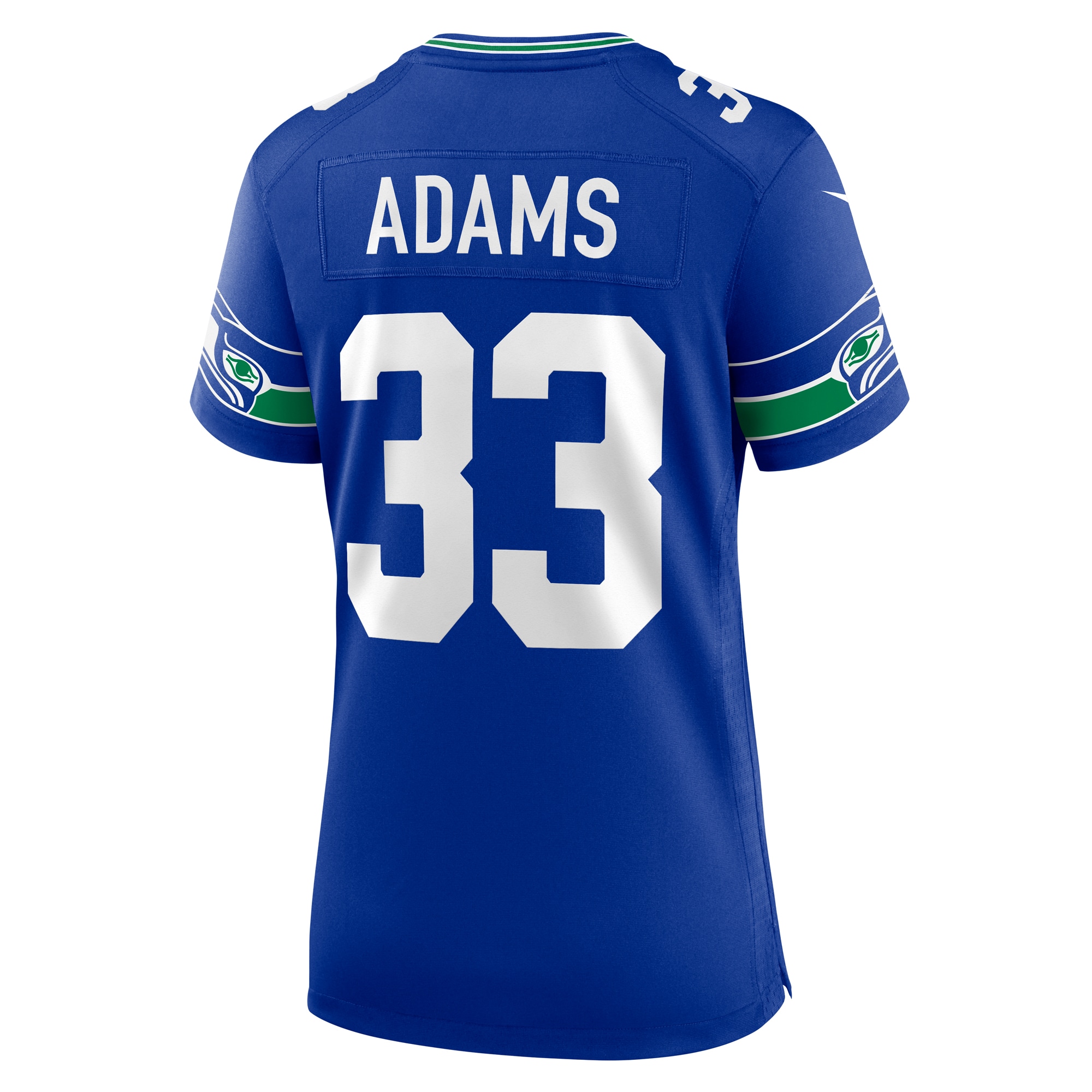 Women's Seattle Seahawks Jamal Adams Royal Throwback Player Game Jersey JS4647 nicesnker - Image 3