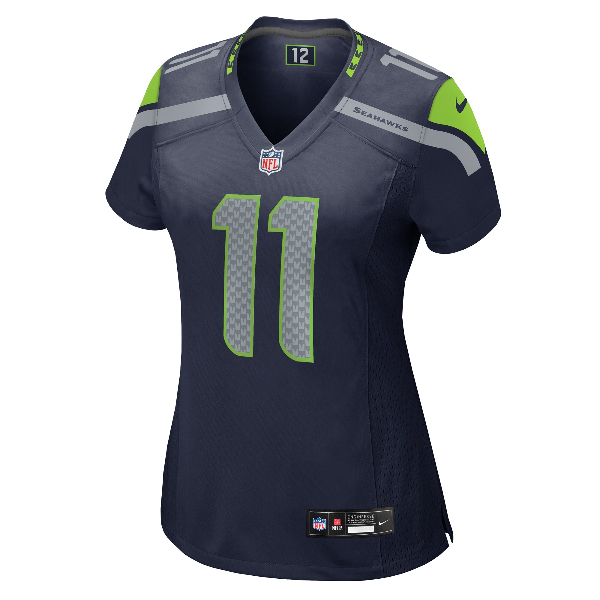 Women's Seattle Seahawks Jaxon Smith-Njigba College Navy Game Jersey JS2561 nicesnker - Image 2