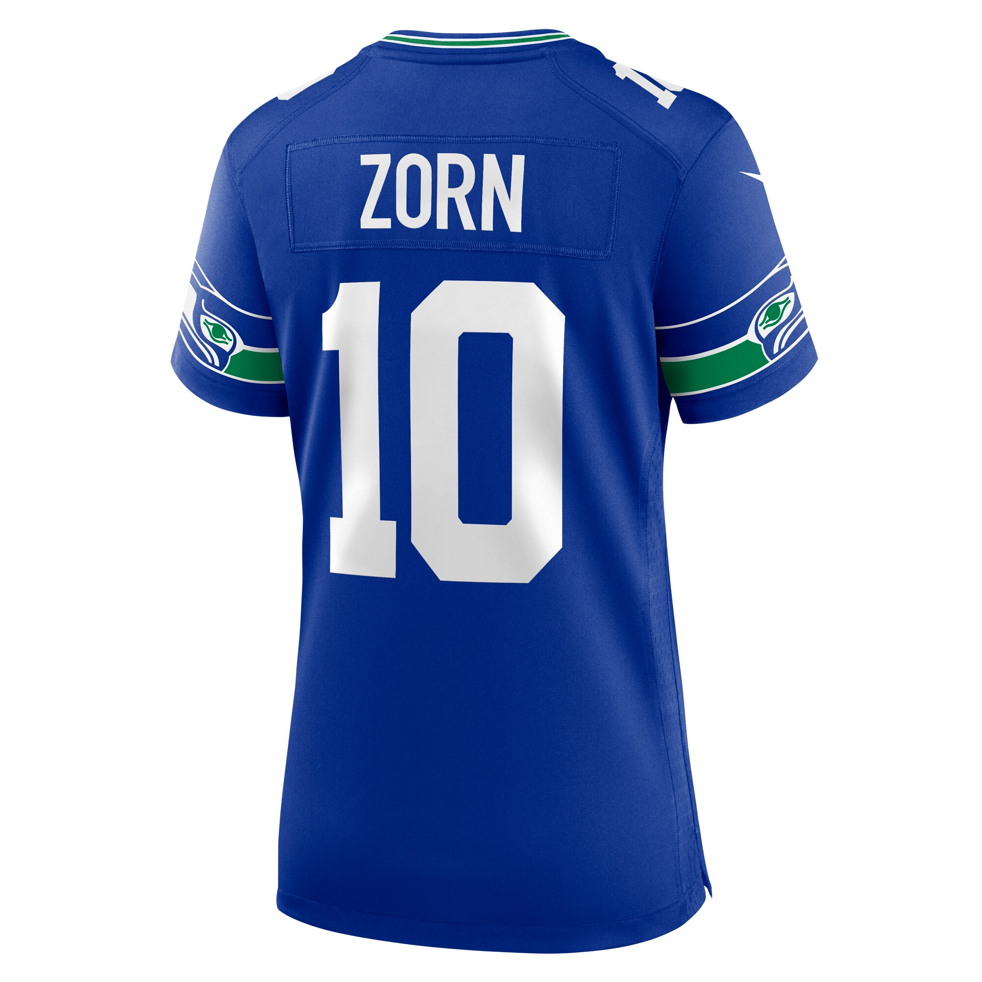 Women's Seattle Seahawks Jim Zorn Royal Throwback Retired Player Game Jersey JS2377 nicesnker - Image 3