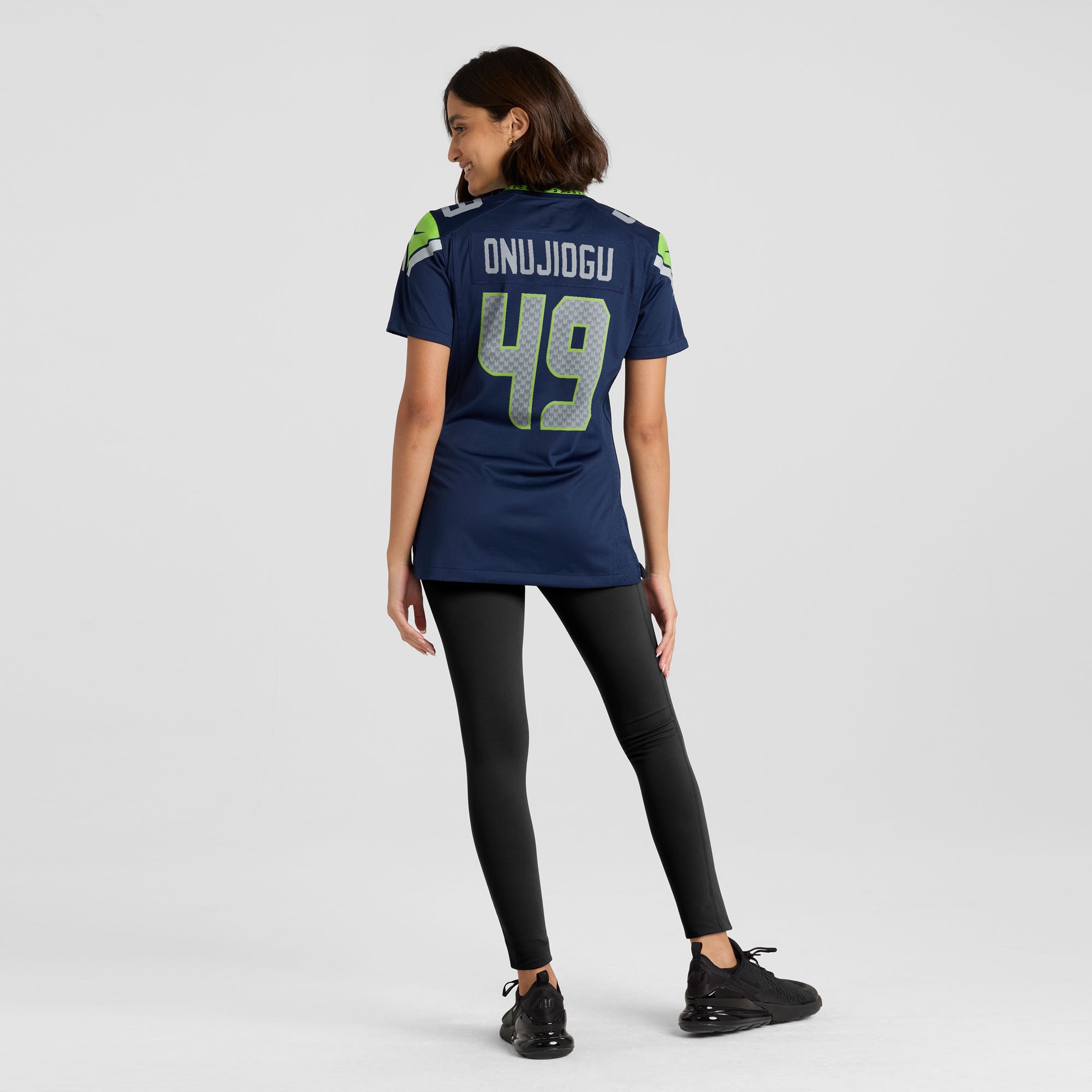 Women's Seattle Seahawks Joshua Onujiogu College Navy Team Game Jersey JS8661 nicesnker - Image 5