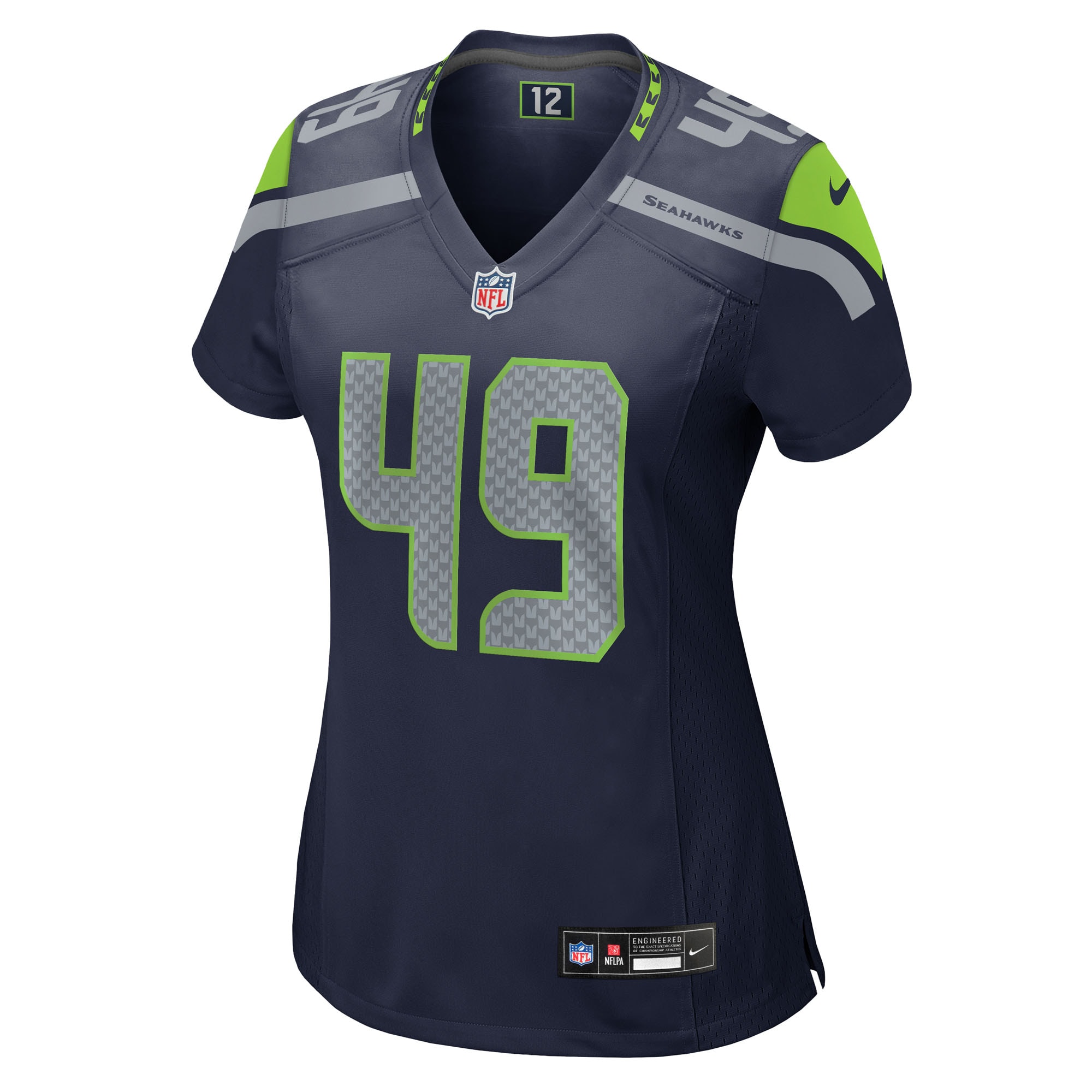 Women's Seattle Seahawks Joshua Onujiogu College Navy Team Game Jersey JS8661 nicesnker - Image 2