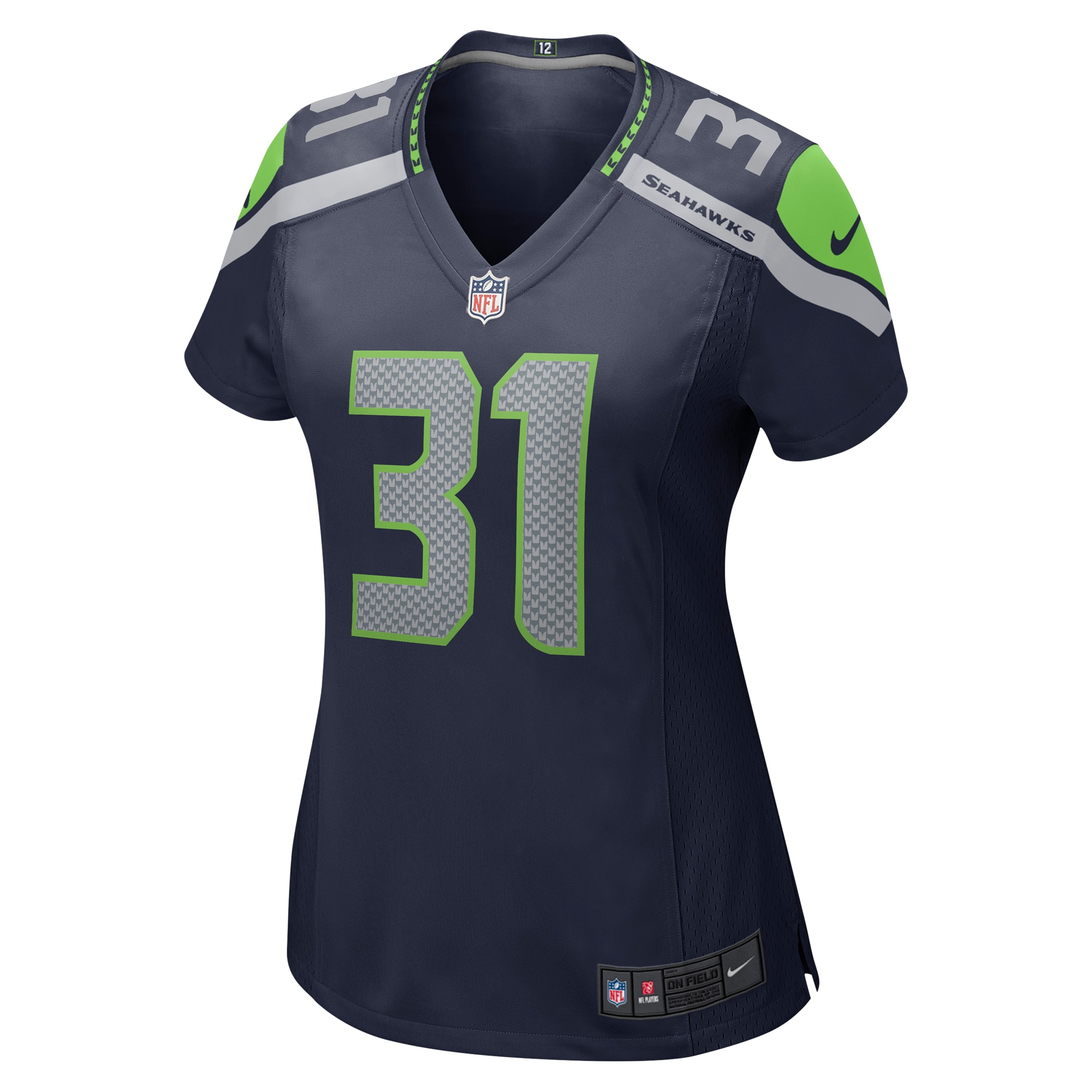 Women's Seattle Seahawks Kam Chancellor College Navy Retired Player Game Jersey JS6750 nicesnker - Image 2