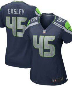 Women's Seattle Seahawks Kenny Easley College Navy Game Retired Player Jersey JS3615 nicesnker