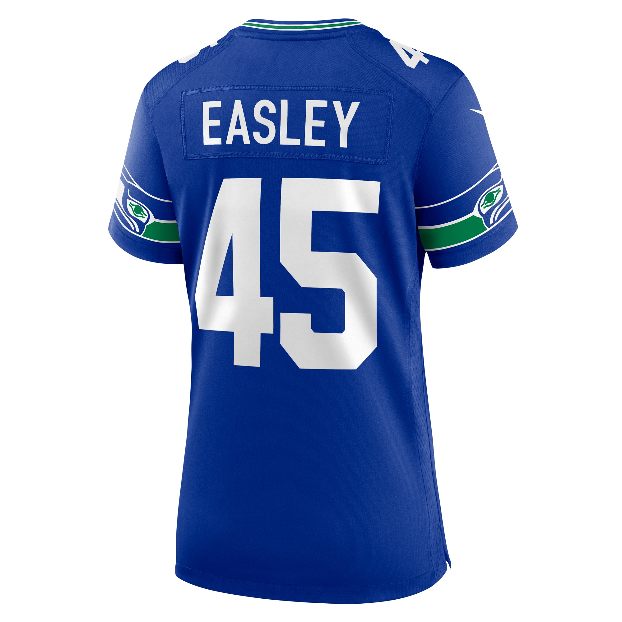 Women's Seattle Seahawks Kenny Easley Royal Throwback Retired Player Game Jersey JS9052 nicesnker - Image 3