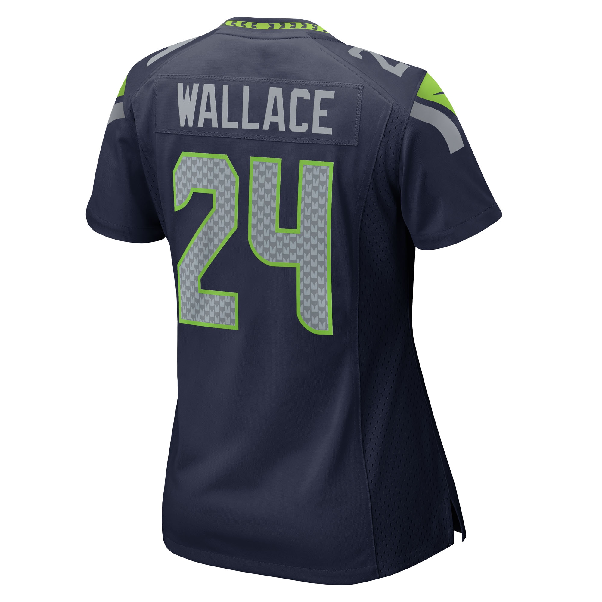 Women's Seattle Seahawks K'Von Wallace College Navy Team Game Jersey JS9164 nicesnker - Image 3