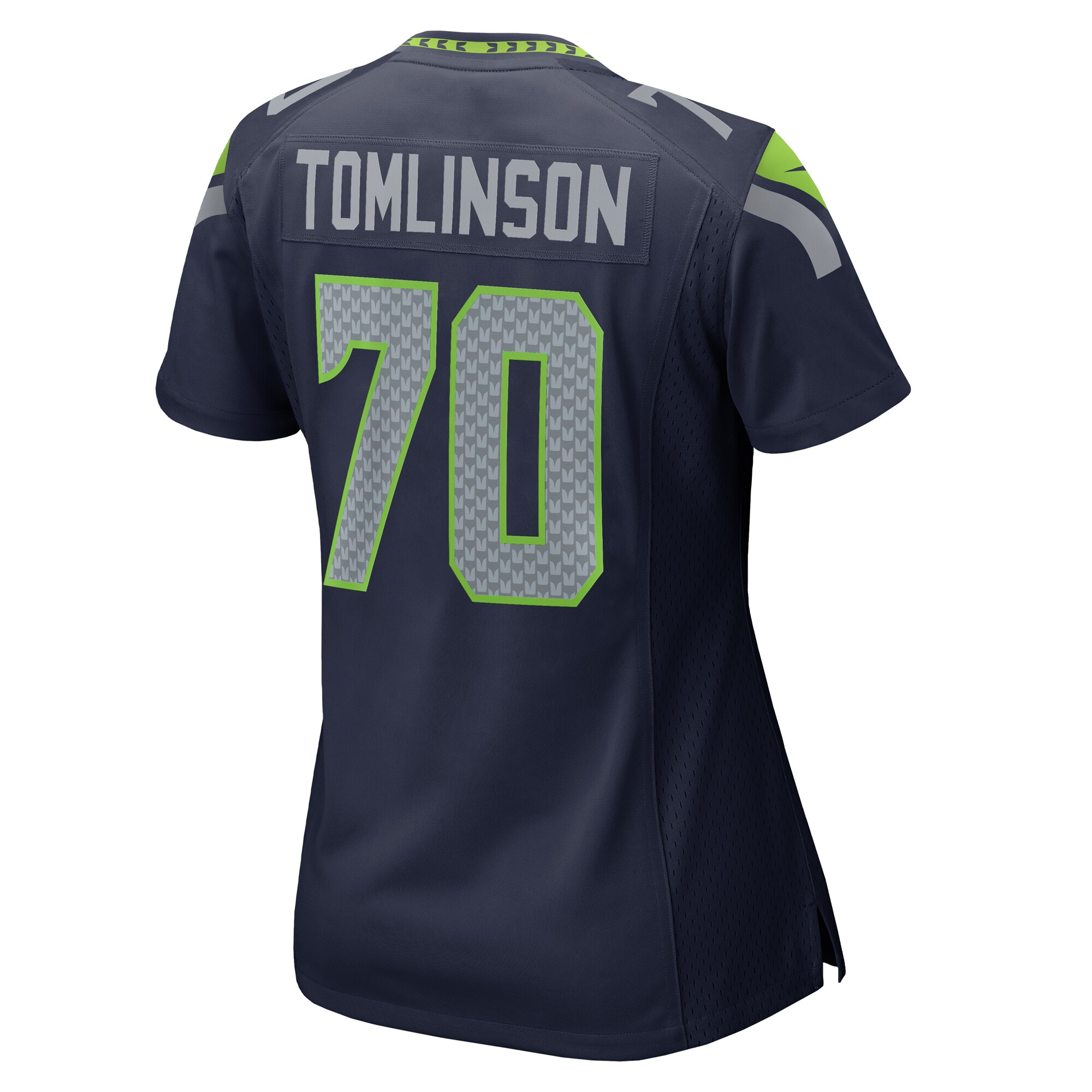 Women's Seattle Seahawks Laken Tomlinson College Navy Game Jersey JS4140 nicesnker - Image 3
