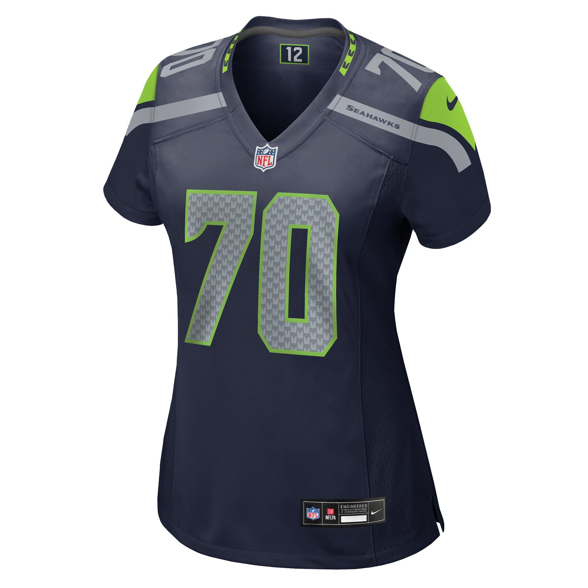 Women's Seattle Seahawks Laken Tomlinson College Navy Game Jersey JS4140 nicesnker - Image 2