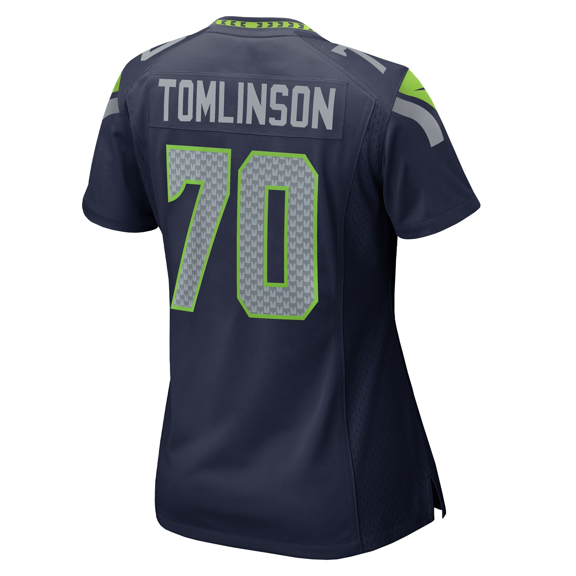 Women's Seattle Seahawks Laken Tomlinson College Navy Team Game Jersey JS2677 nicesnker - Image 3