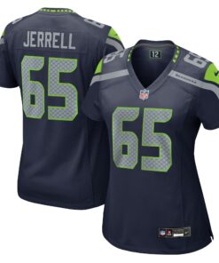 Women's Seattle Seahawks Michael Jerrell College Navy Game Jersey JS8667 nicesnker
