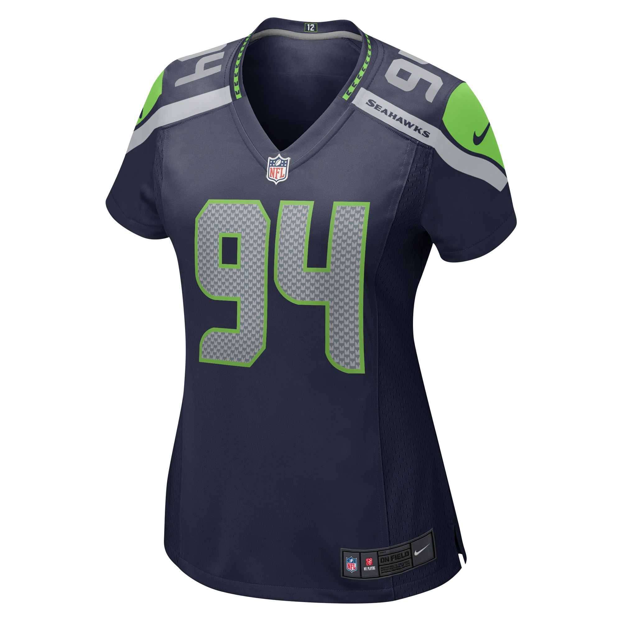 Women's Seattle Seahawks Mike Morris College Navy Game Jersey JS5921 nicesnker - Image 2