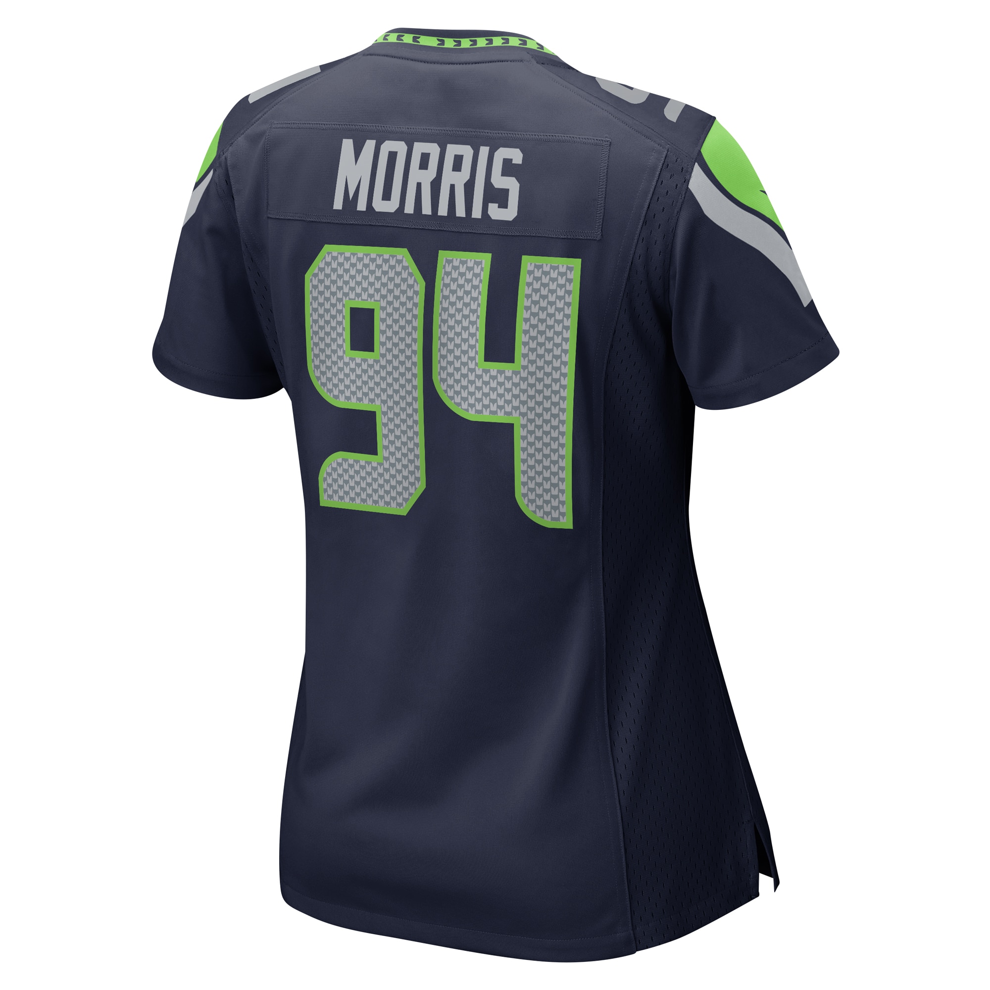 Women's Seattle Seahawks Mike Morris College Navy Game Jersey JS5921 nicesnker - Image 3