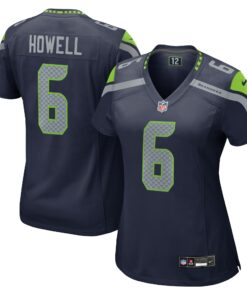 Women's Seattle Seahawks Sam Howell College Navy Game Jersey JS4605 nicesnker