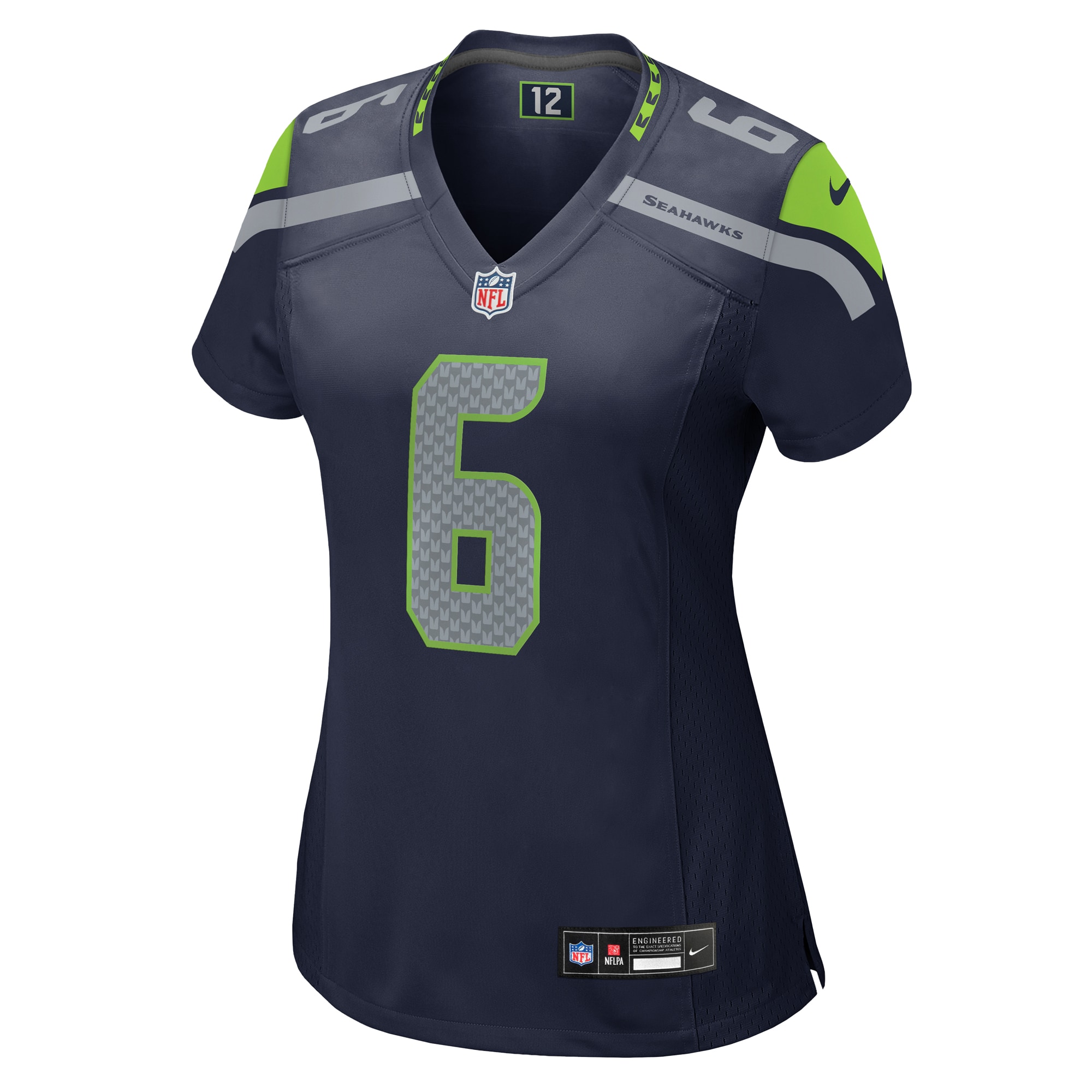 Women's Seattle Seahawks Sam Howell College Navy Game Jersey JS4605 nicesnker - Image 2