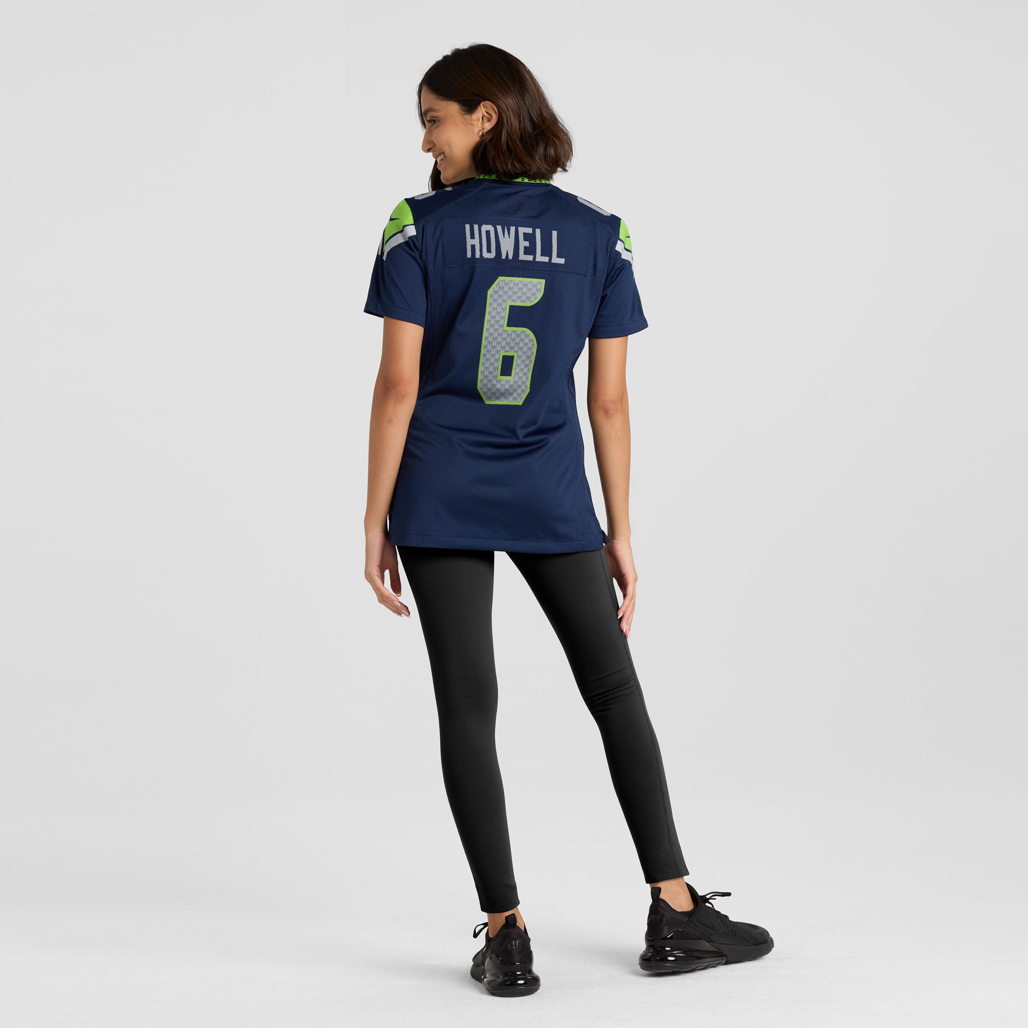 Women's Seattle Seahawks Sam Howell College Navy Team Game Jersey JS7461 nicesnker - Image 5