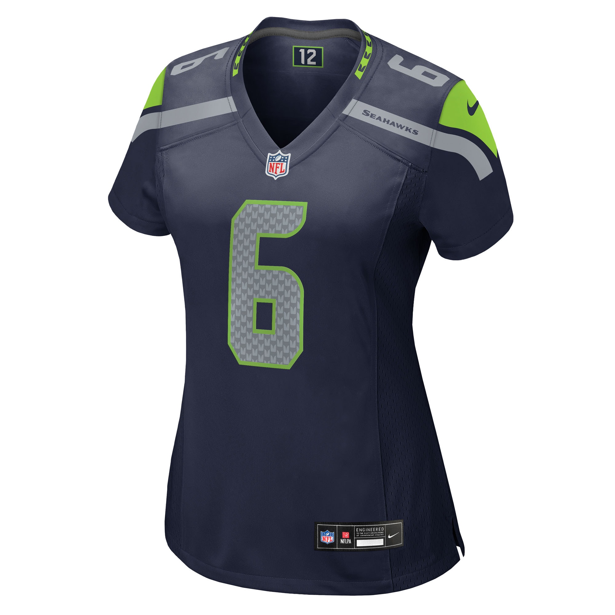 Women's Seattle Seahawks Sam Howell College Navy Team Game Jersey JS7461 nicesnker - Image 2