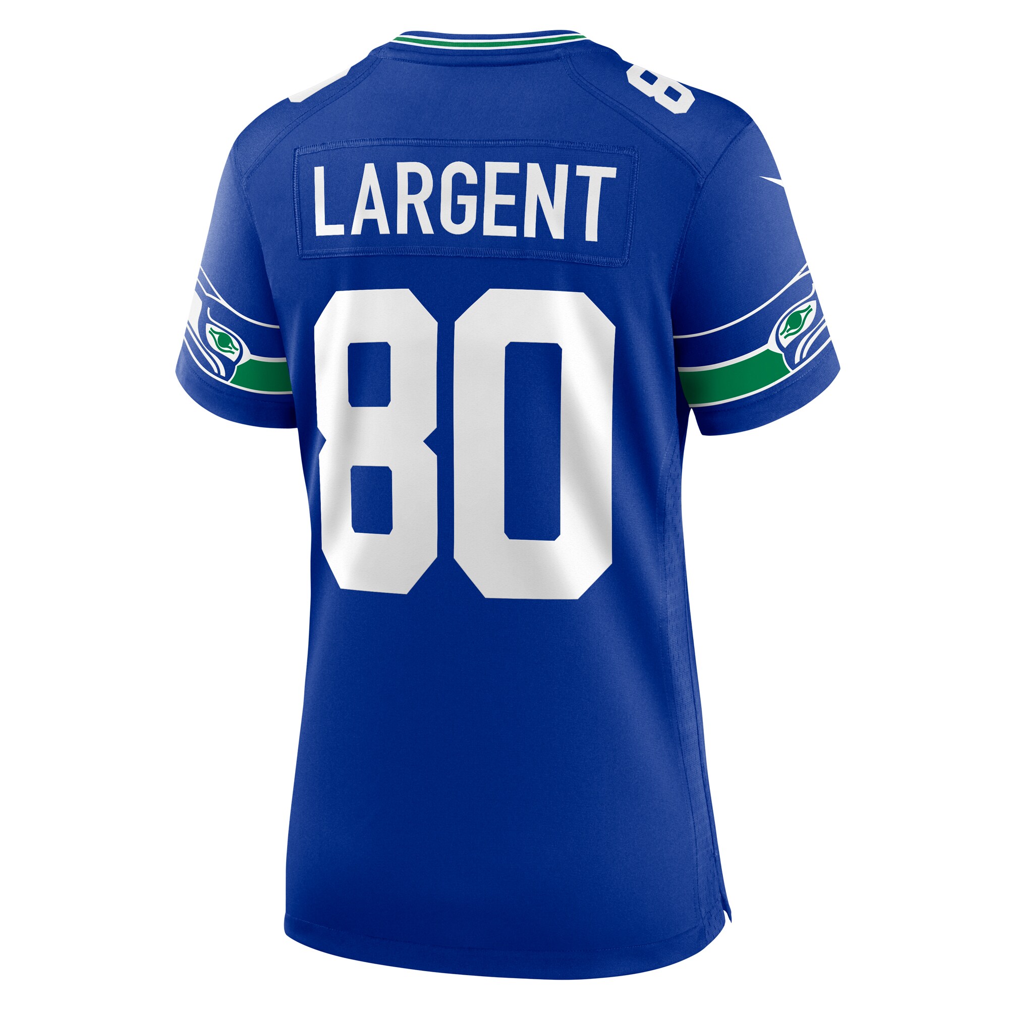 Women's Seattle Seahawks Steve Largent Royal Throwback Retired Player Game Jersey JS5934 nicesnker - Image 3