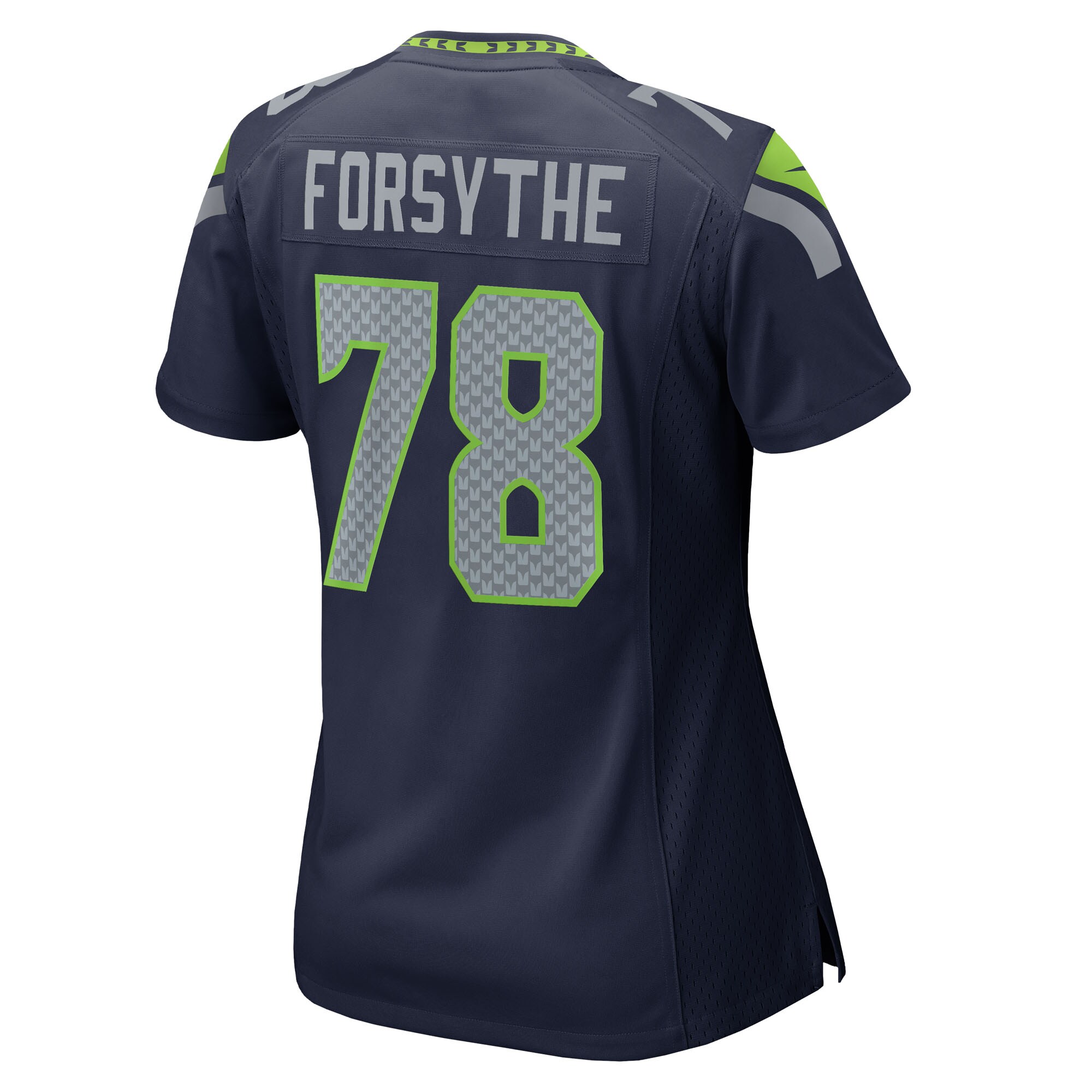 Women's Seattle Seahawks Stone Forsythe College Navy Team Game Jersey JS1664 nicesnker - Image 3