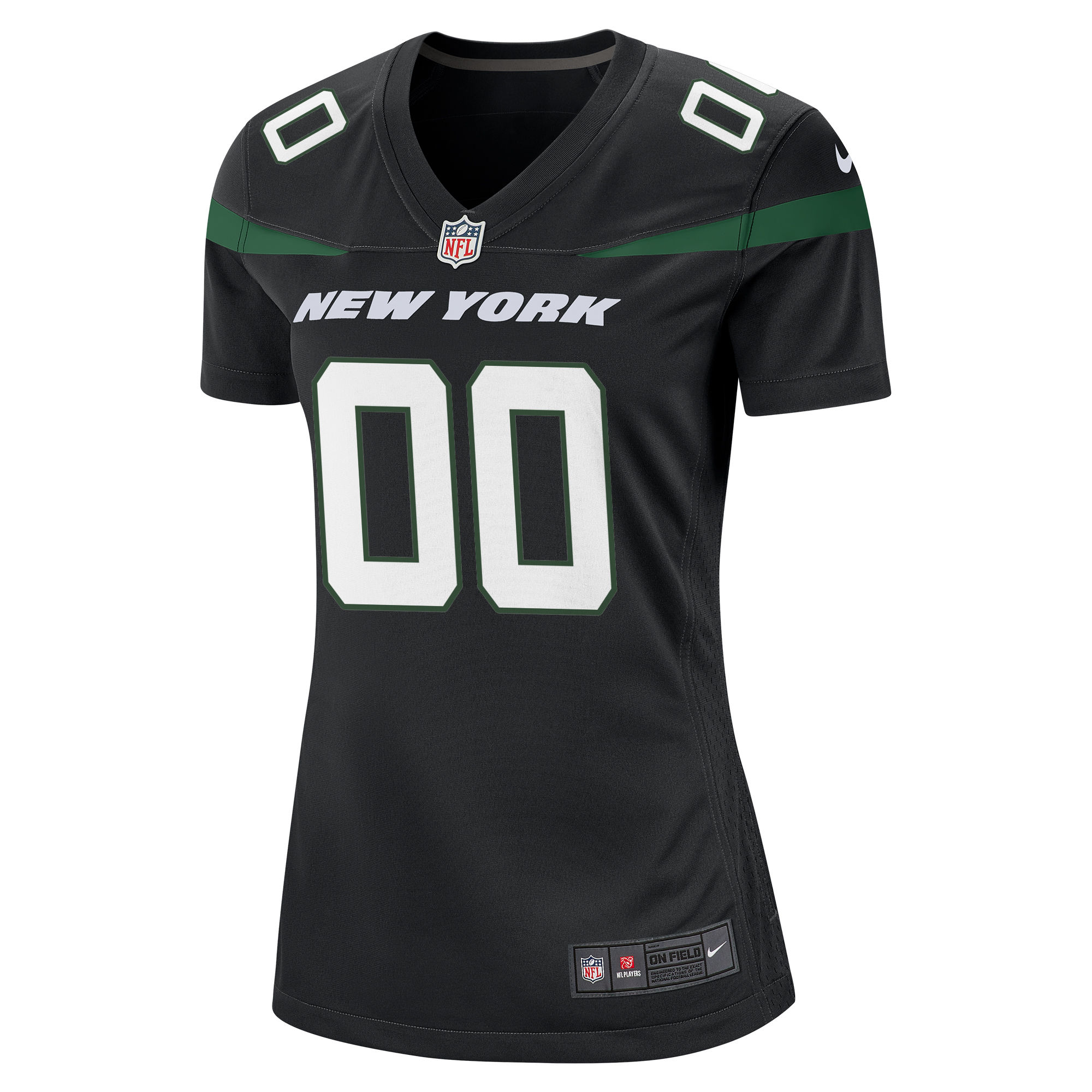 Women's Stealth Black New York Jets Alternate Custom Game Jersey JS3027 nicesnker - Image 2