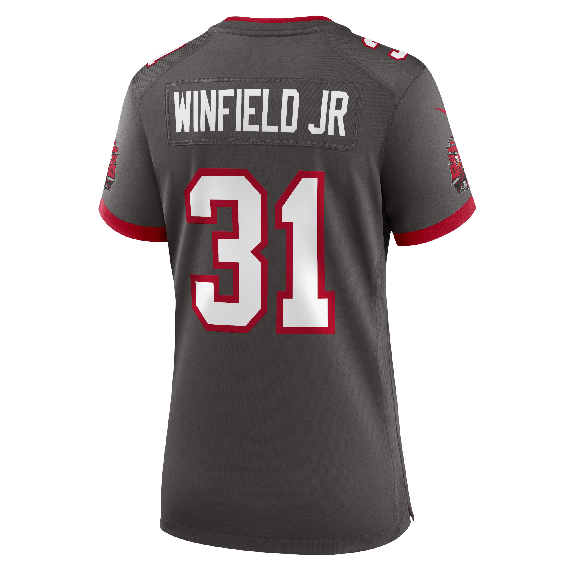 Women's Tampa Bay Buccaneers Antoine Winfield Jr. Pewter Game Jersey JS3963 nicesnker - Image 3