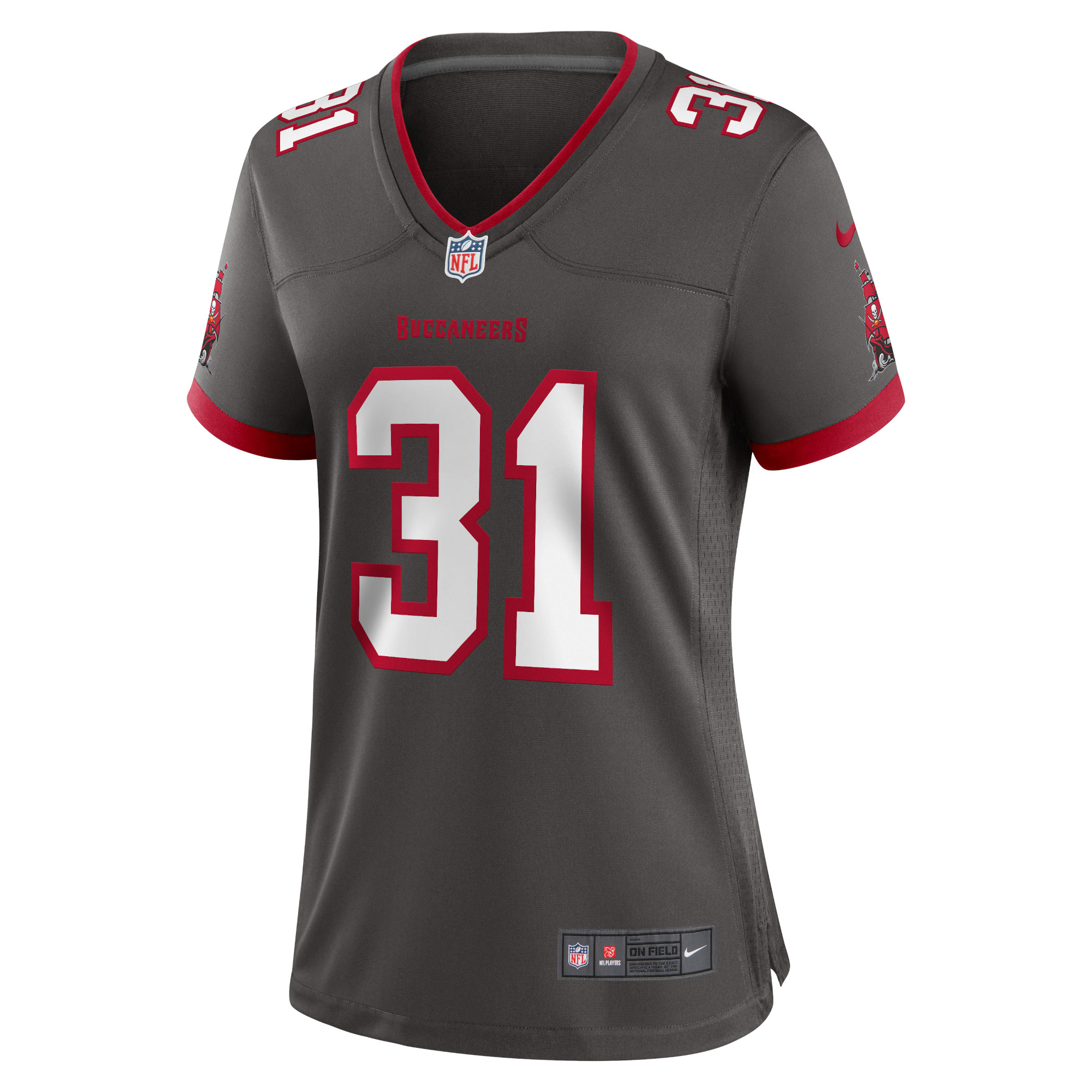 Women's Tampa Bay Buccaneers Antoine Winfield Jr. Pewter Game Jersey JS3963 nicesnker - Image 2