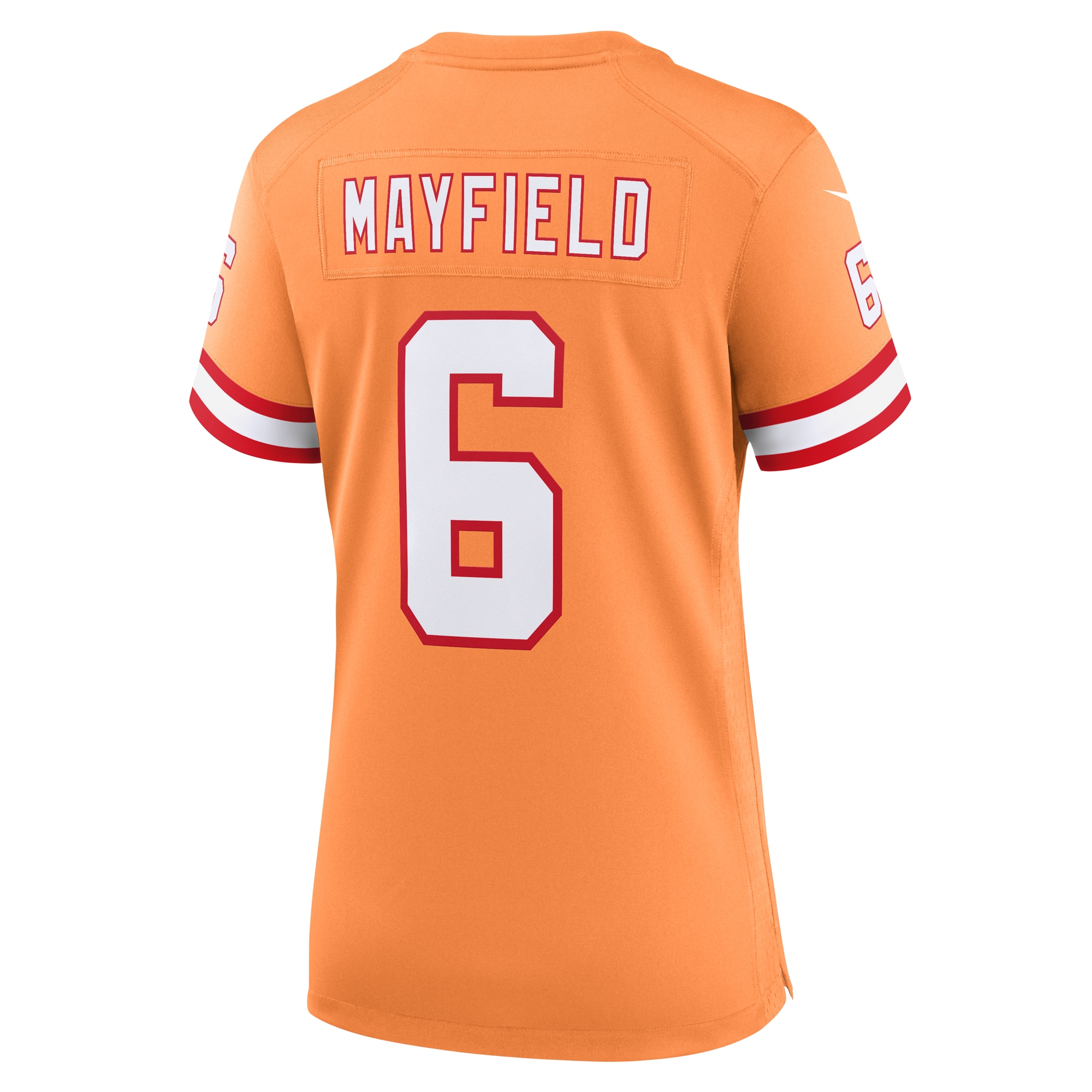 Women's Tampa Bay Buccaneers Baker Mayfield Orange Throwback Game Jersey JS1944 nicesnker - Image 3
