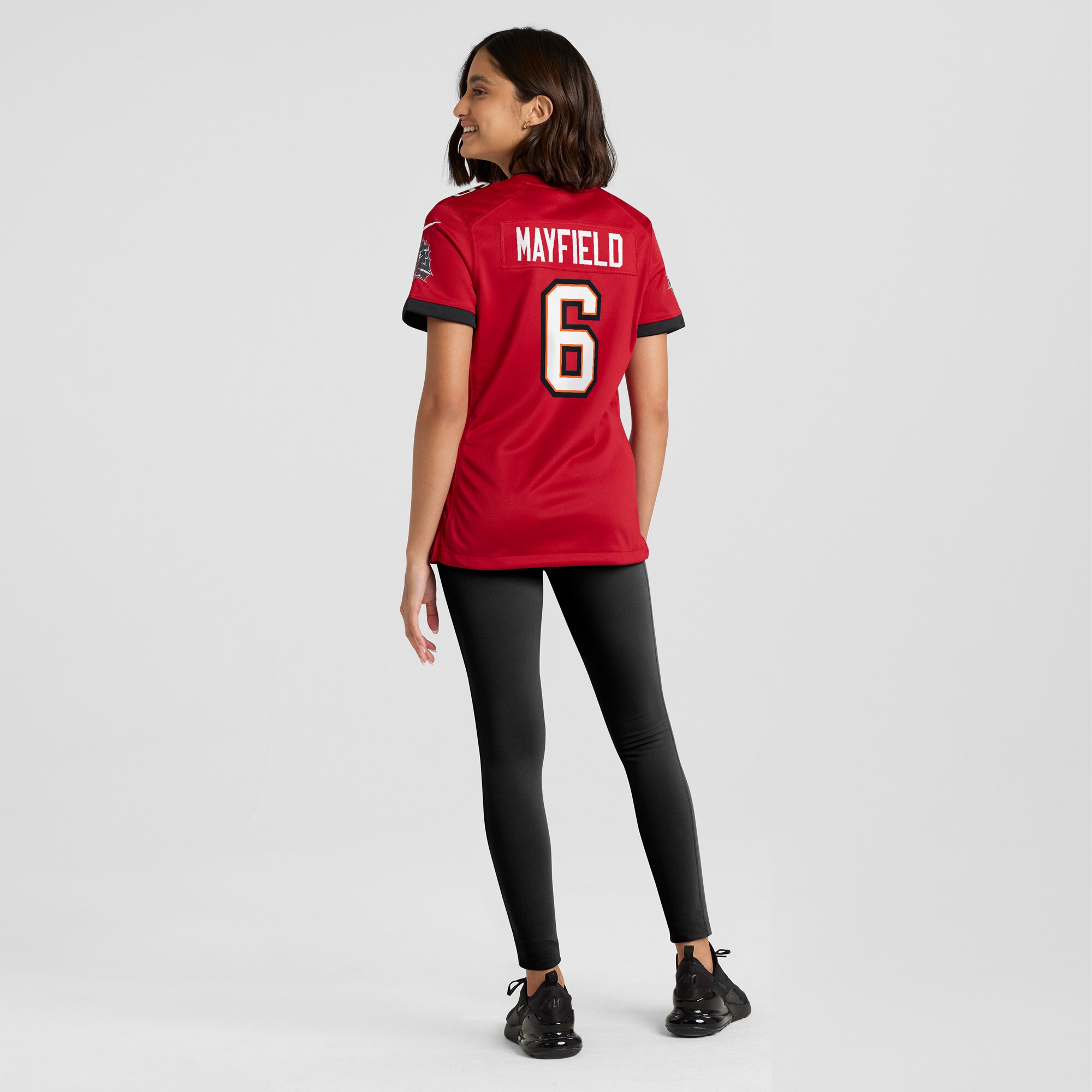 Women's Tampa Bay Buccaneers Baker Mayfield Red Game Jersey JS2156 nicesnker - Image 5