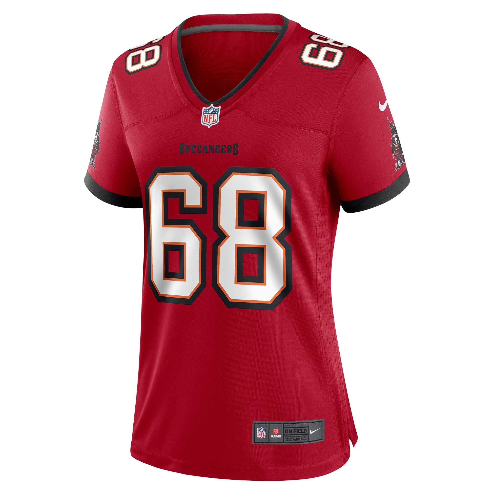 Women's Tampa Bay Buccaneers Ben Bredeson Red Game Jersey JS5030 nicesnker - Image 2