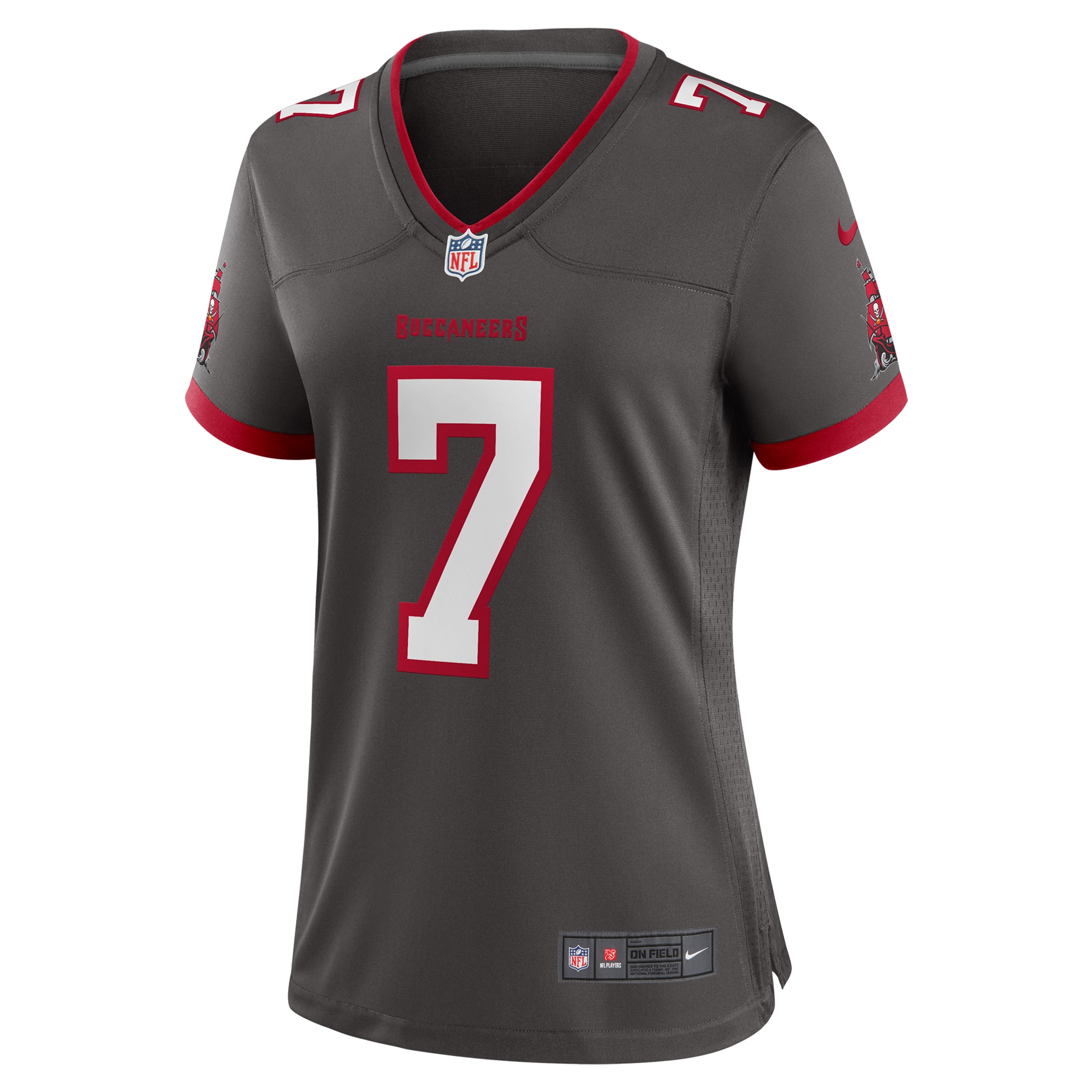Women's Tampa Bay Buccaneers Bucky Irving Pewter Alternate Game Jersey JS8449 nicesnker - Image 2