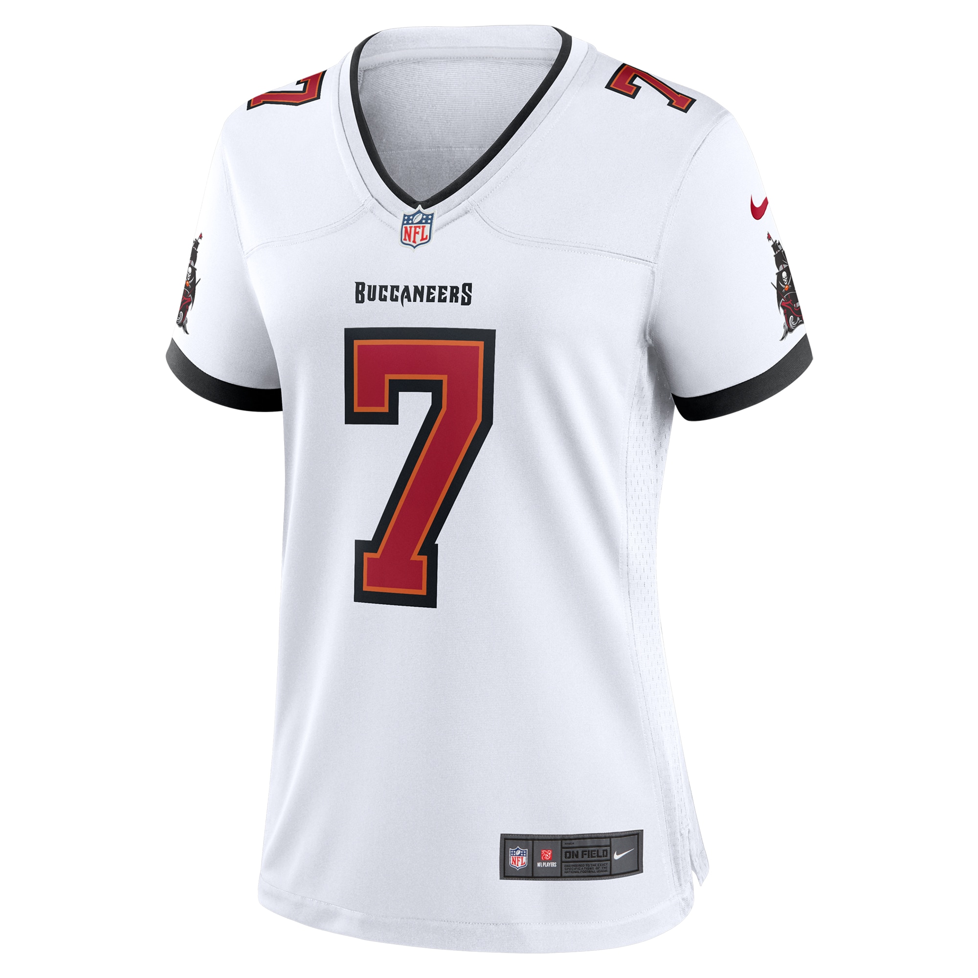 Women's Tampa Bay Buccaneers Bucky Irving White Game Jersey JS6050 nicesnker - Image 2