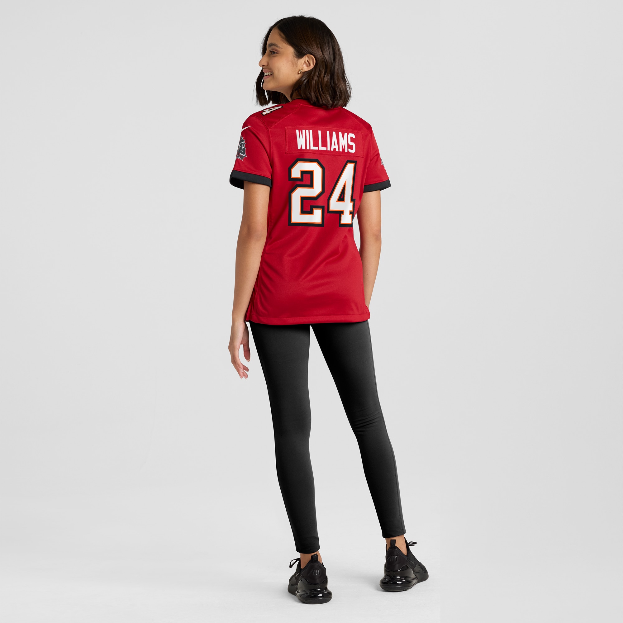 Women's Tampa Bay Buccaneers Cadillac Williams Red Game Retired Player Jersey JS1930 nicesnker - Image 5