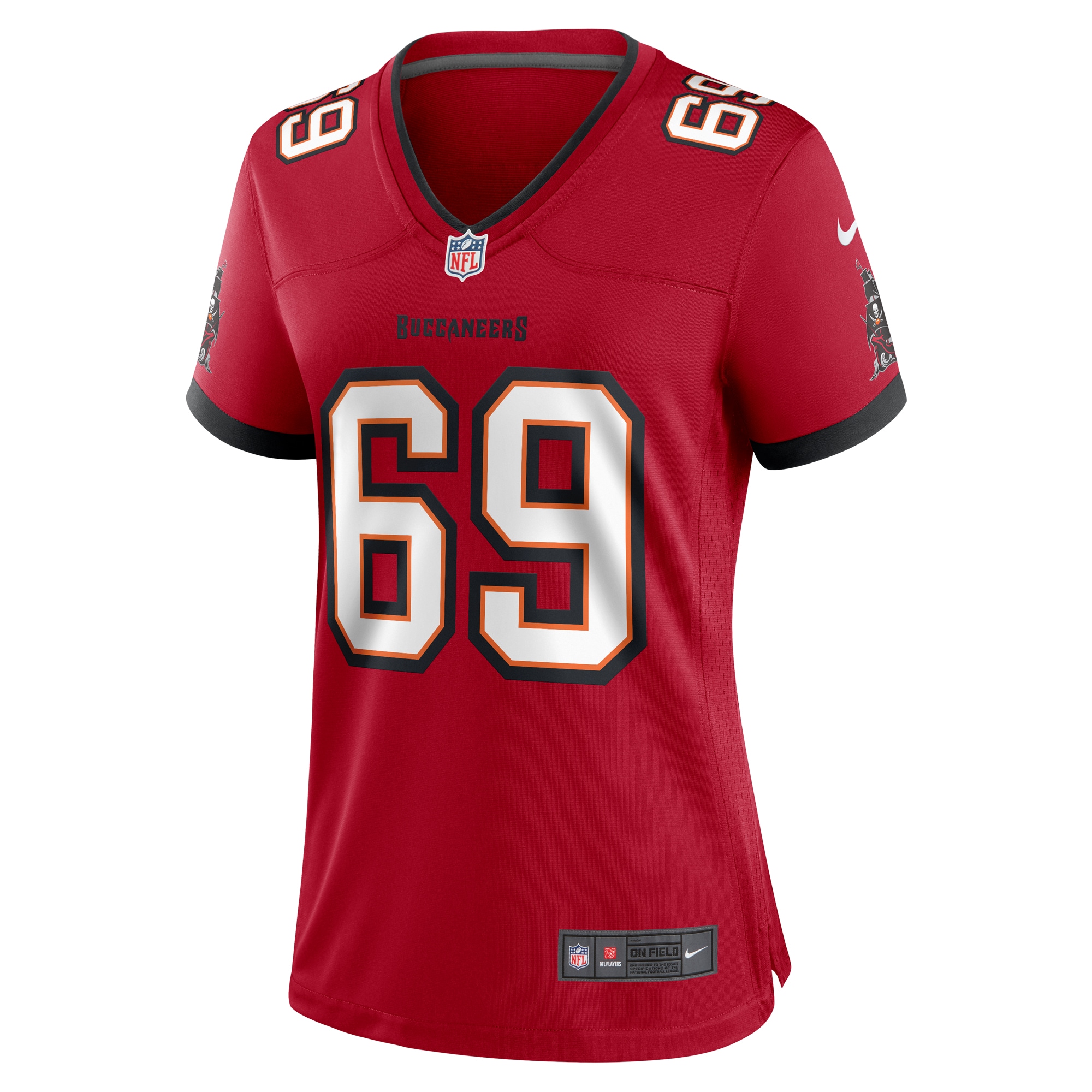 Women's Tampa Bay Buccaneers Cody Mauch Red Game Jersey JS8982 nicesnker - Image 2