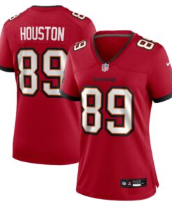 Women's Tampa Bay Buccaneers Dennis Houston Red Game Jersey JS8874 nicesnker