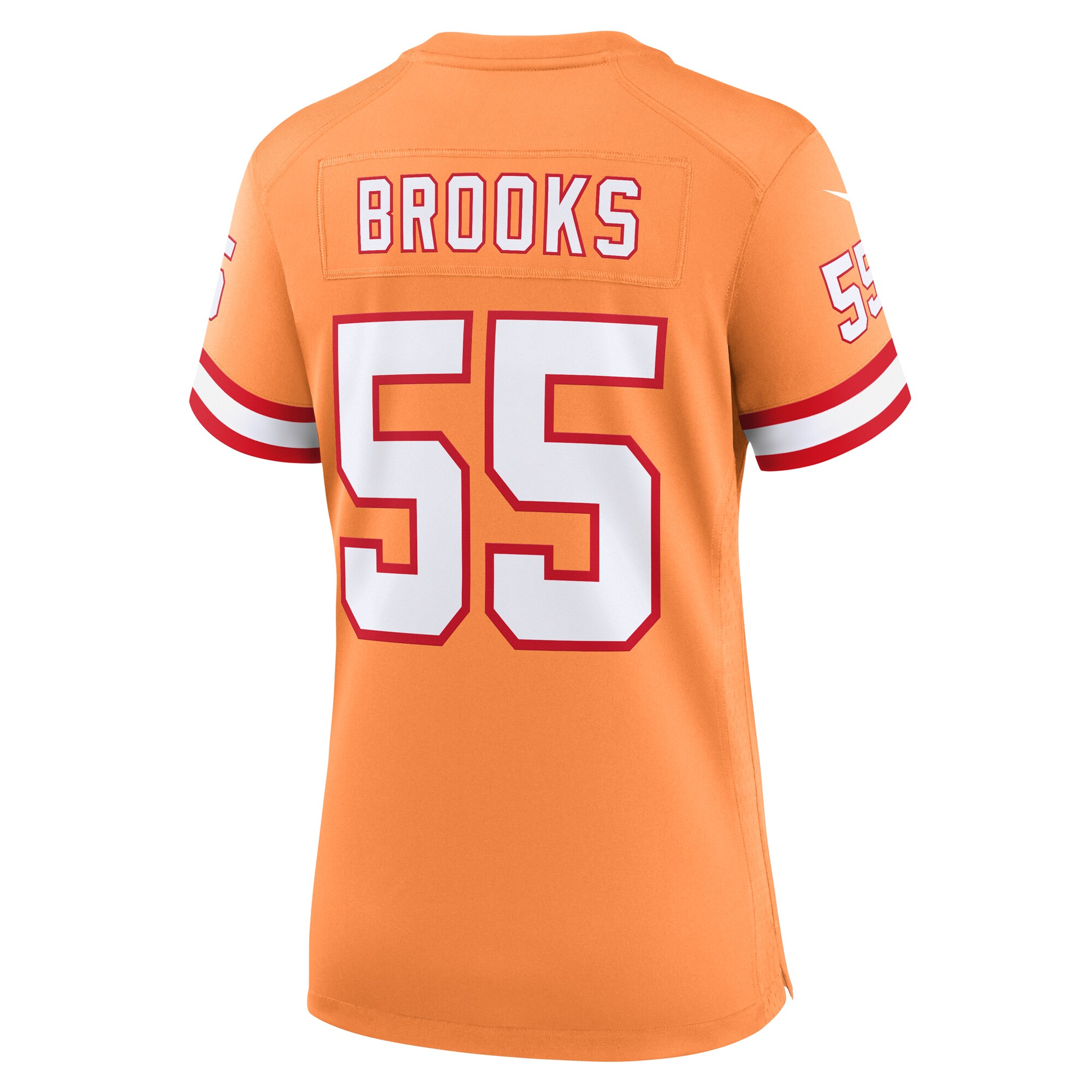 Women's Tampa Bay Buccaneers Derrick Brooks Orange Throwback Game Jersey JS7464 nicesnker - Image 3