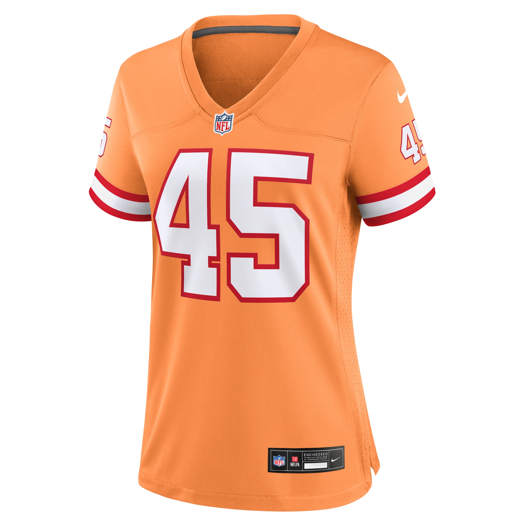 Women's Tampa Bay Buccaneers Devin White Orange Player Jersey JS6680 nicesnker - Image 2