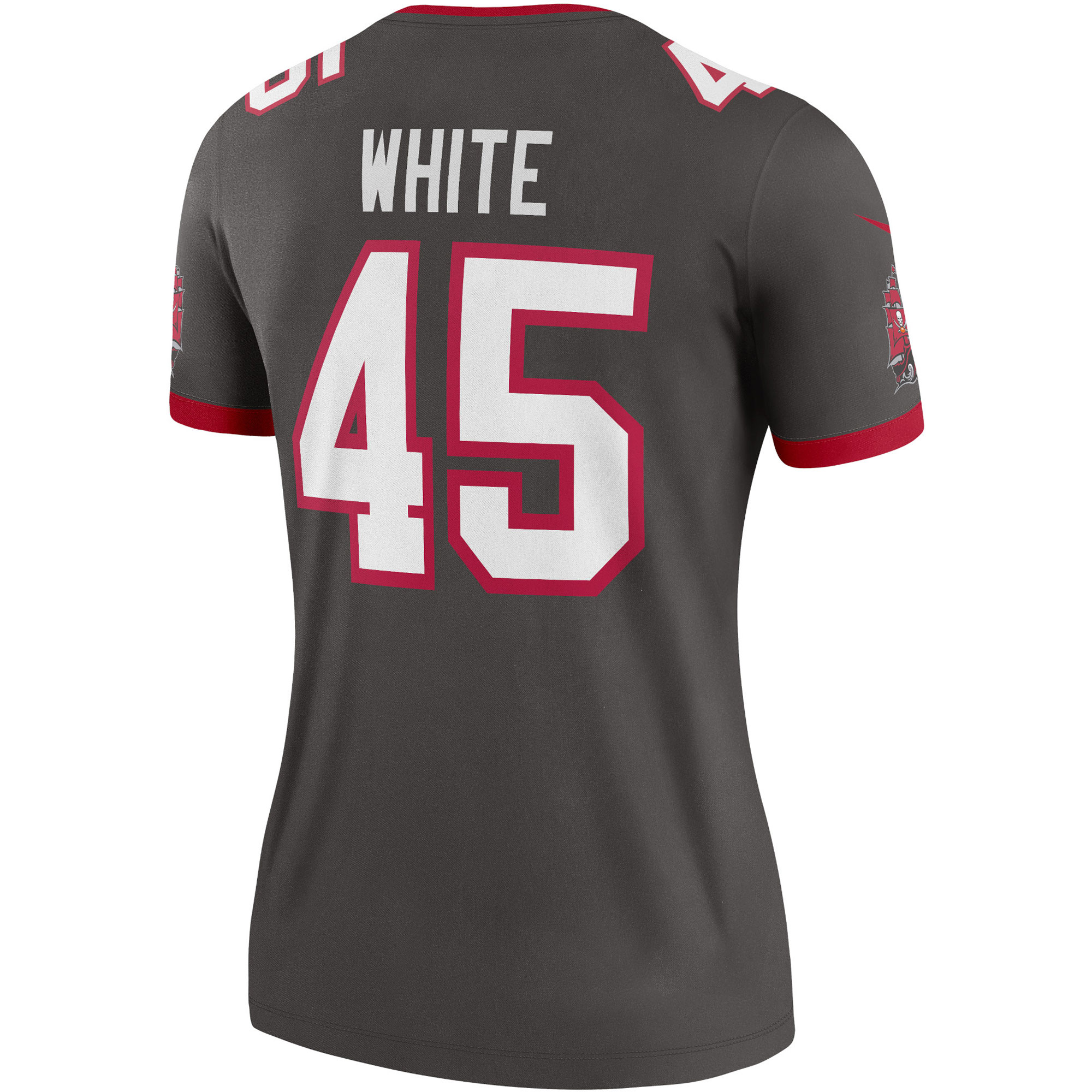 Women's Tampa Bay Buccaneers Devin White Pewter Alternate Legend Player Performance Top JS7596 nicesnker - Image 3