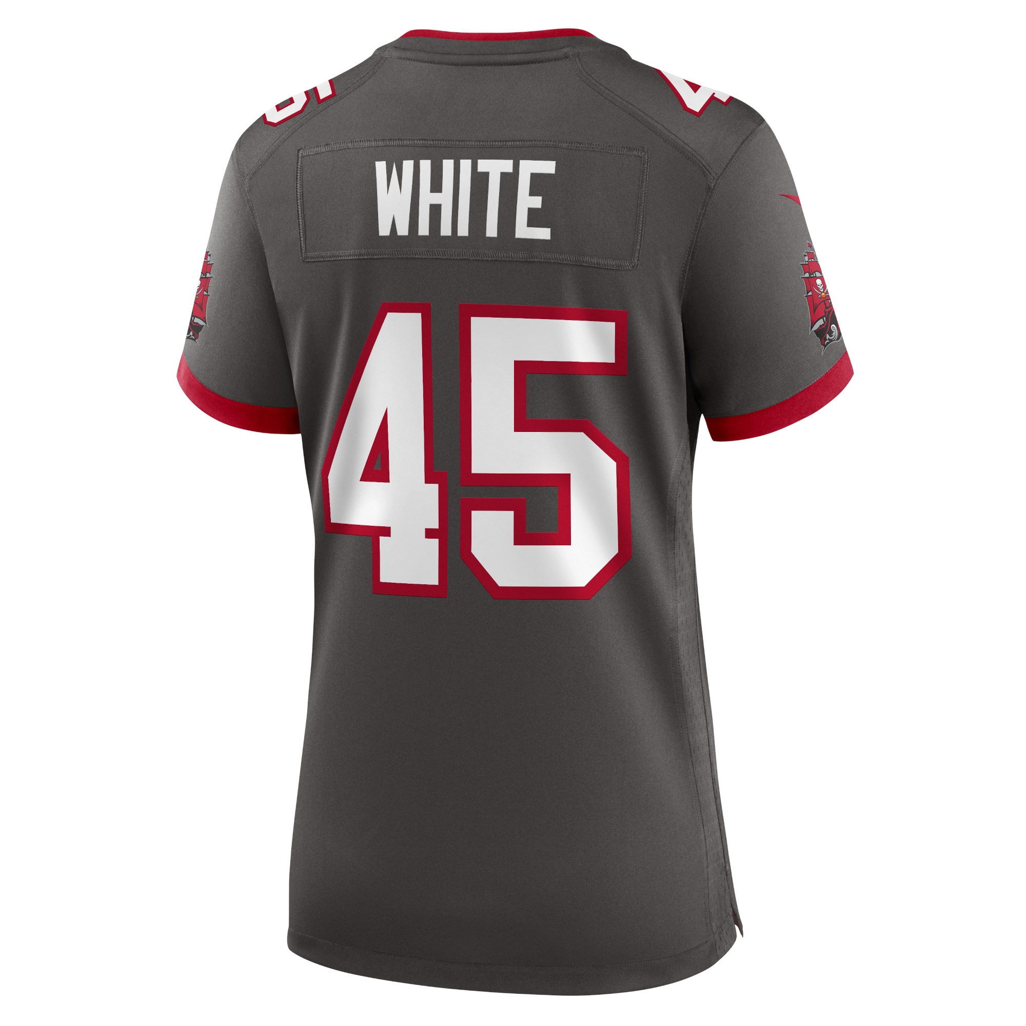 Women's Tampa Bay Buccaneers Devin White Pewter Game Jersey JS3029 nicesnker - Image 3