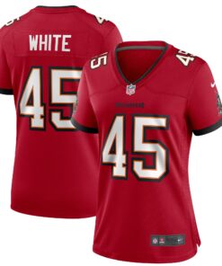 Women's Tampa Bay Buccaneers Devin White Red Game Player Jersey JS3049 nicesnker