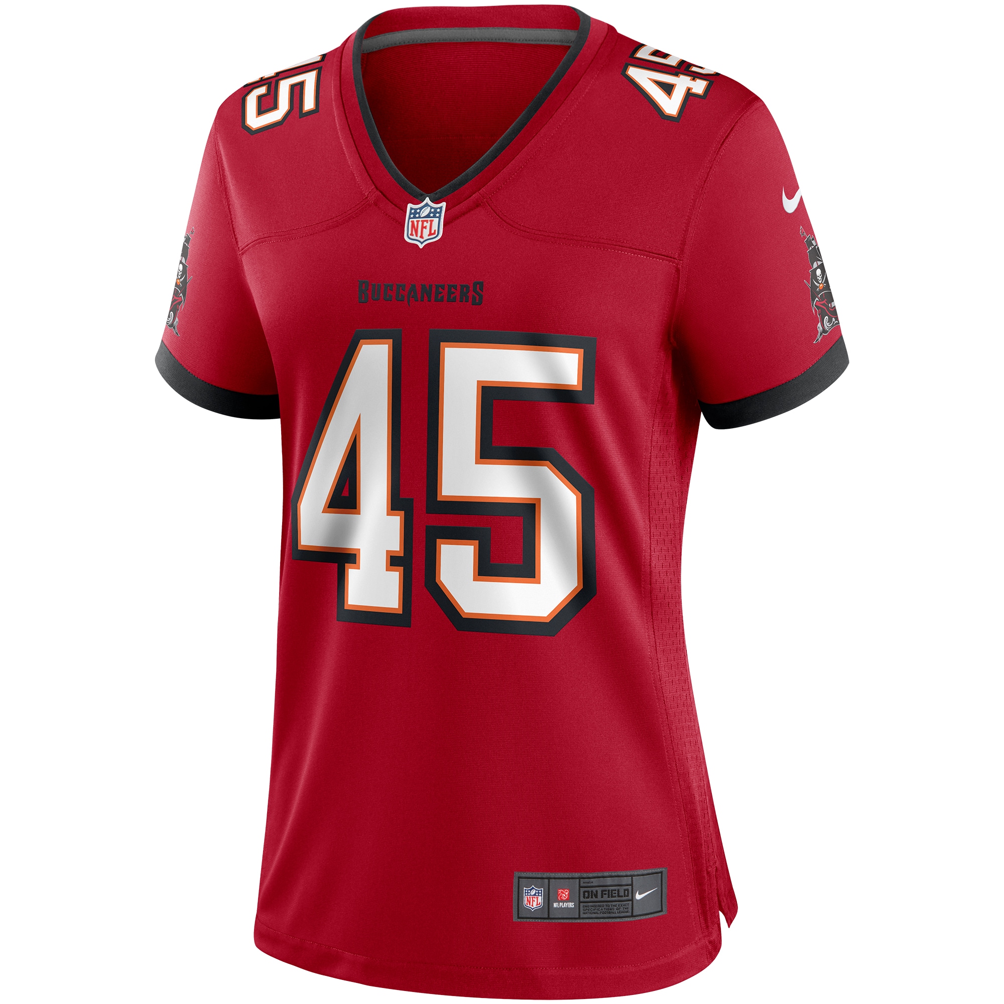 Women's Tampa Bay Buccaneers Devin White Red Game Player Jersey JS3049 nicesnker - Image 2