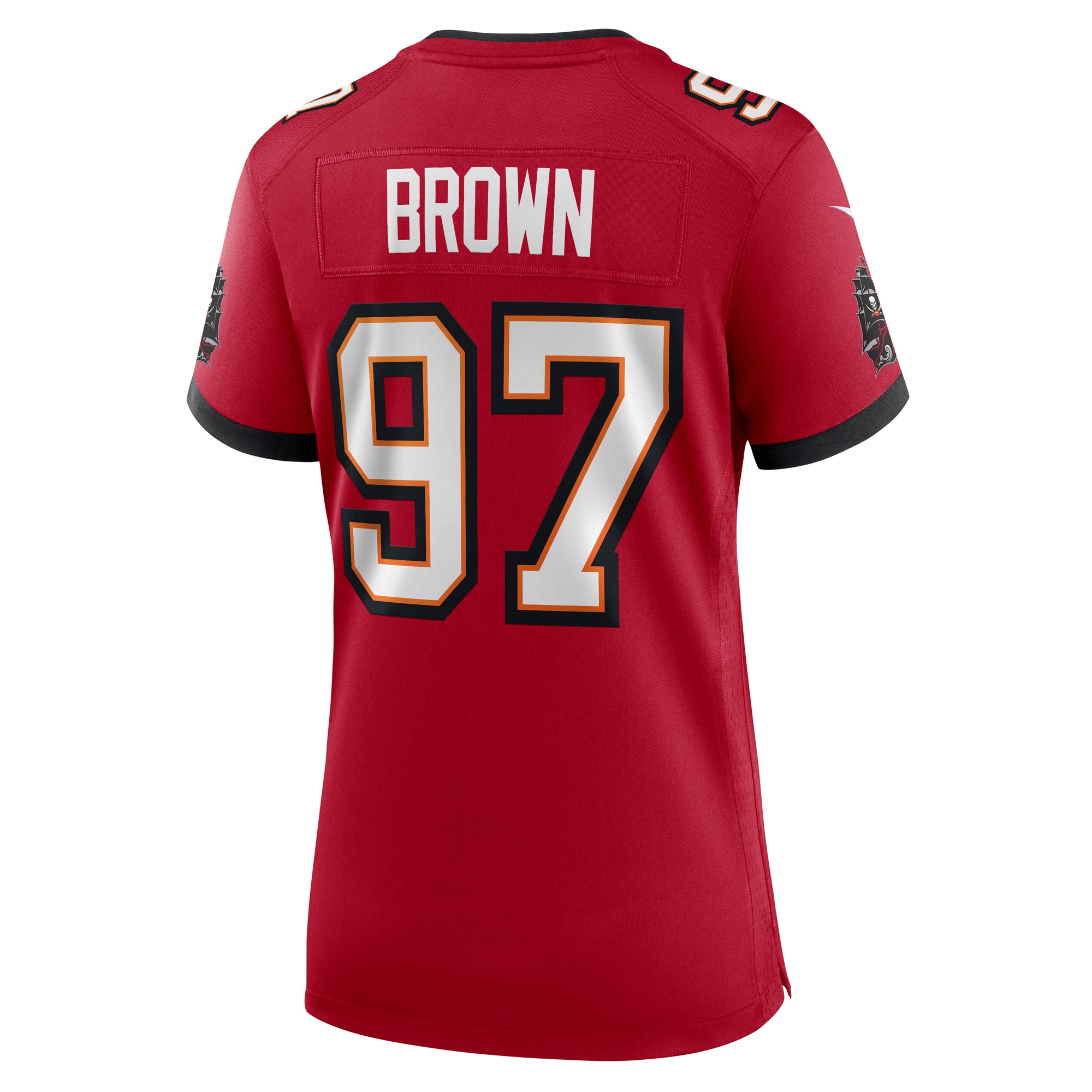 Women's Tampa Bay Buccaneers Earnest Brown IV Red Game Jersey JS7639 nicesnker - Image 3