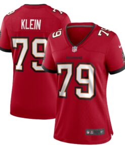 Women's Tampa Bay Buccaneers Elijah Klein Red Game Jersey JS4927 nicesnker