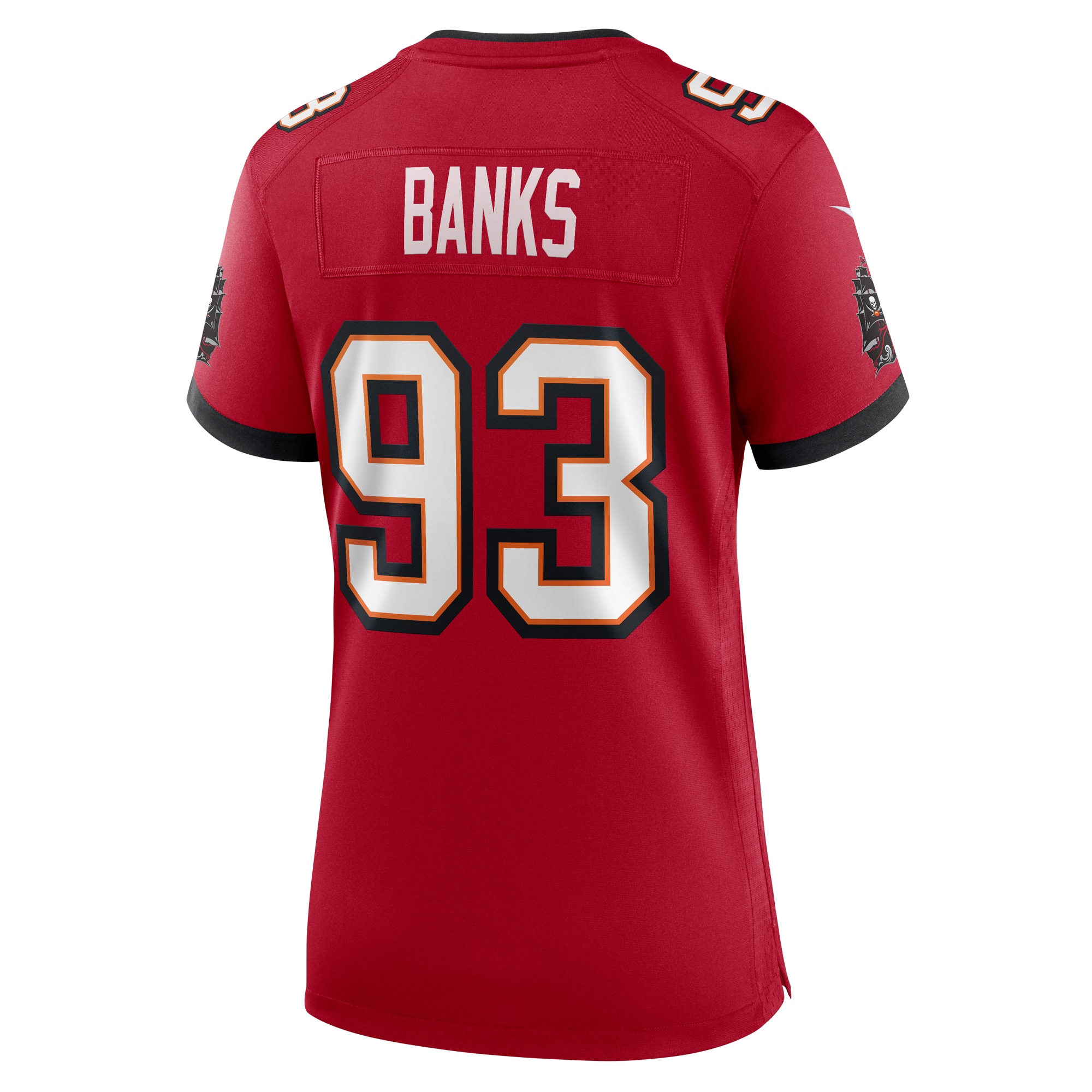 Women's Tampa Bay Buccaneers Eric Banks Red Game Jersey JS2535 nicesnker - Image 3