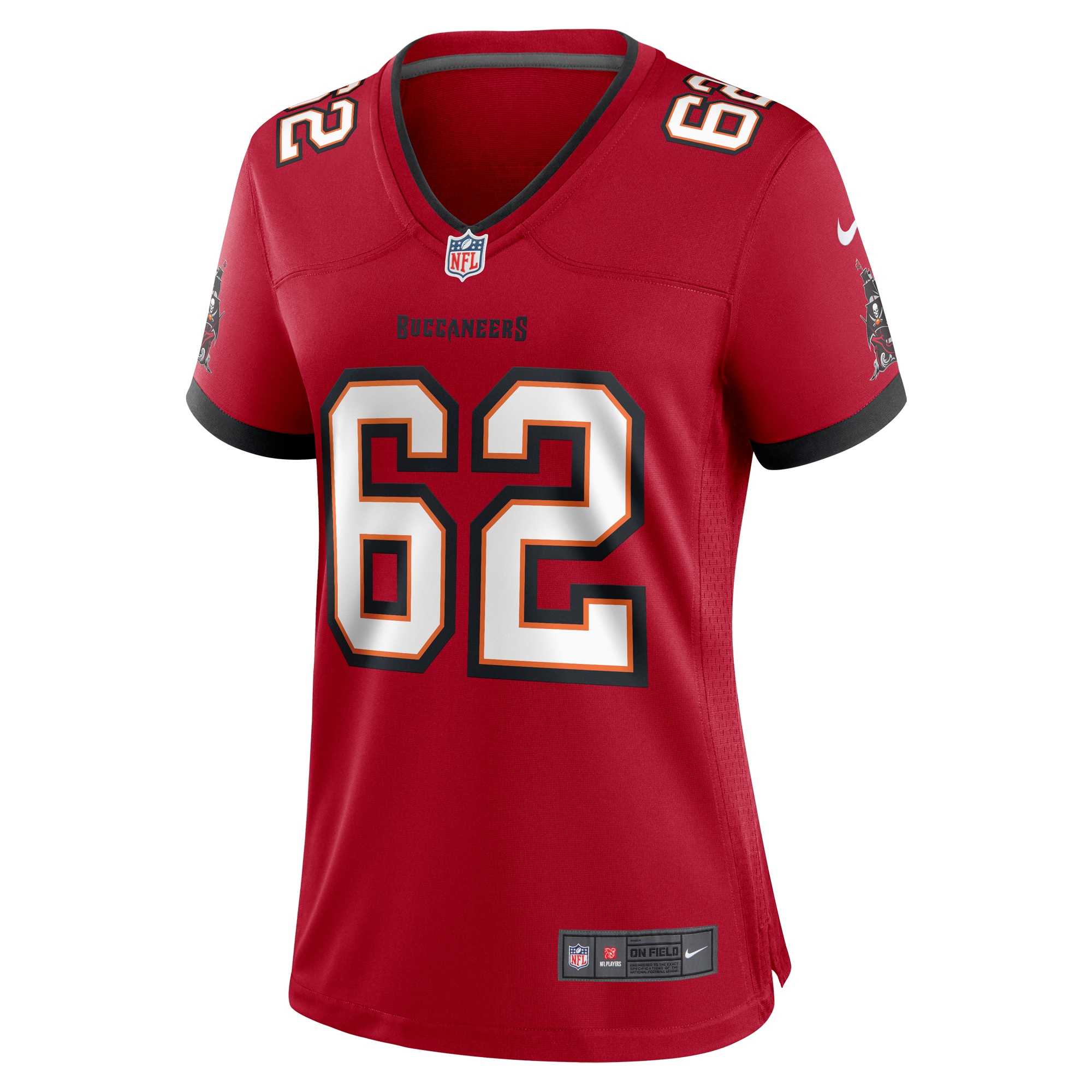 Women's Tampa Bay Buccaneers Graham Barton Red Game Jersey JS5107 nicesnker - Image 2