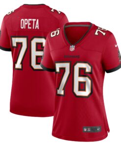 Women's Tampa Bay Buccaneers Iosua Opeta Red Game Jersey JS3948 nicesnker