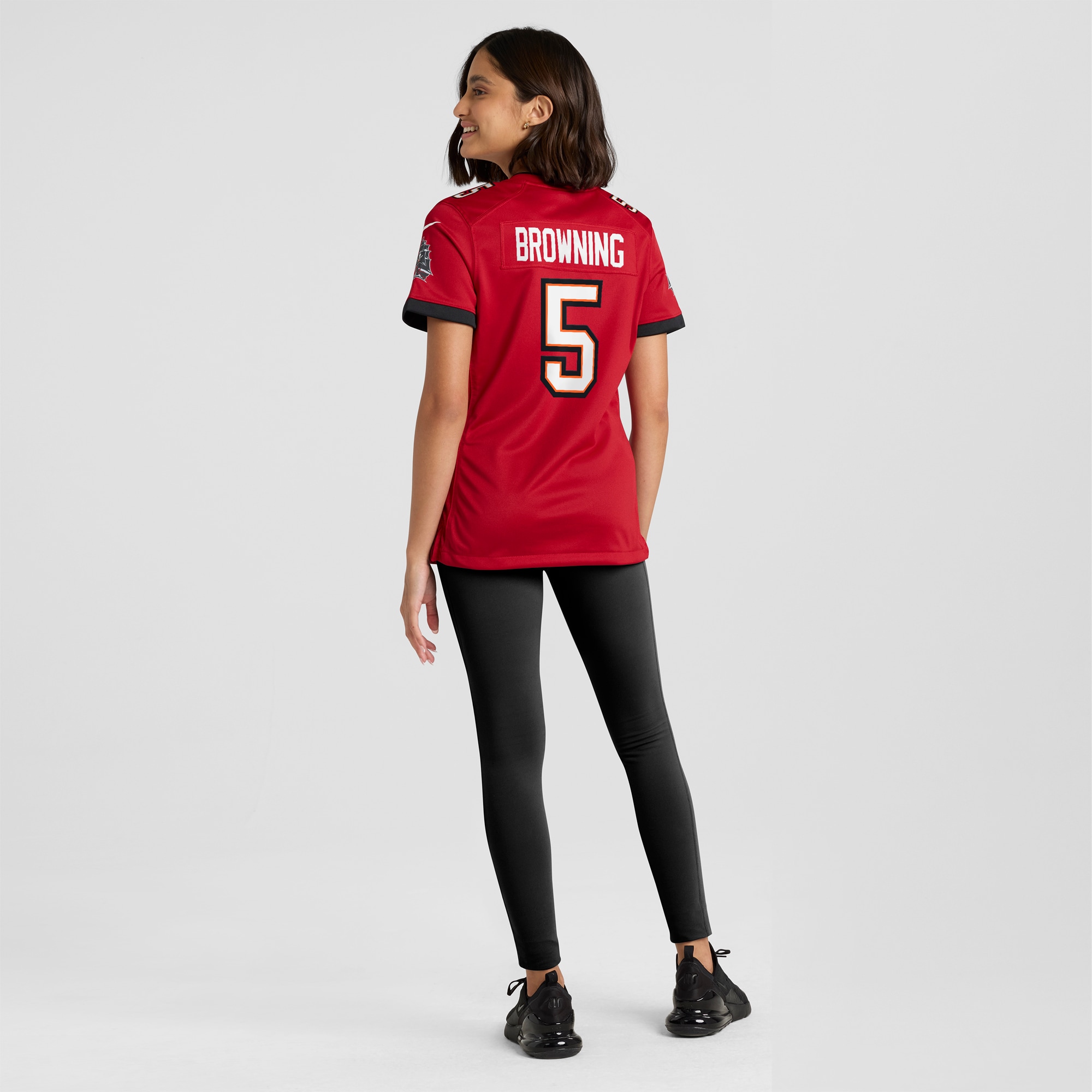 Women's Tampa Bay Buccaneers Jack Browning Red Game Jersey JS1830 nicesnker - Image 5